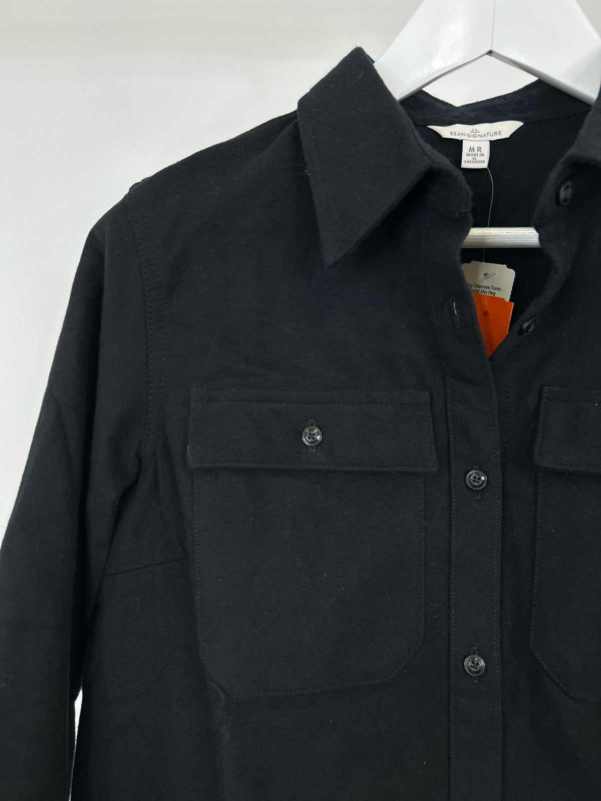 LL BEAN SIGNATURE Size MR Black Women Tunic
