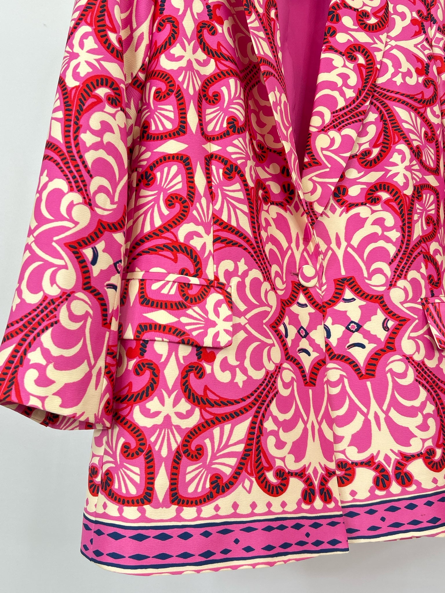 RACHEL ZOE Size S Fuschia Print Women 2-Piece w/pants