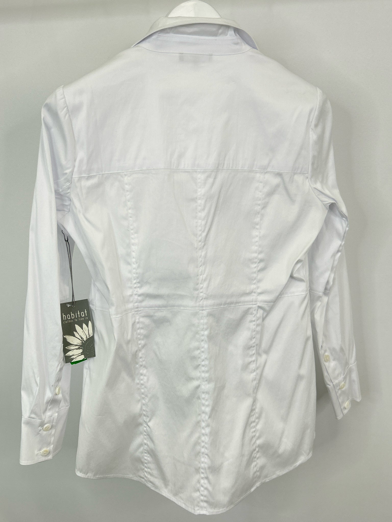 HABITAT Size S White Women Shirt NWT