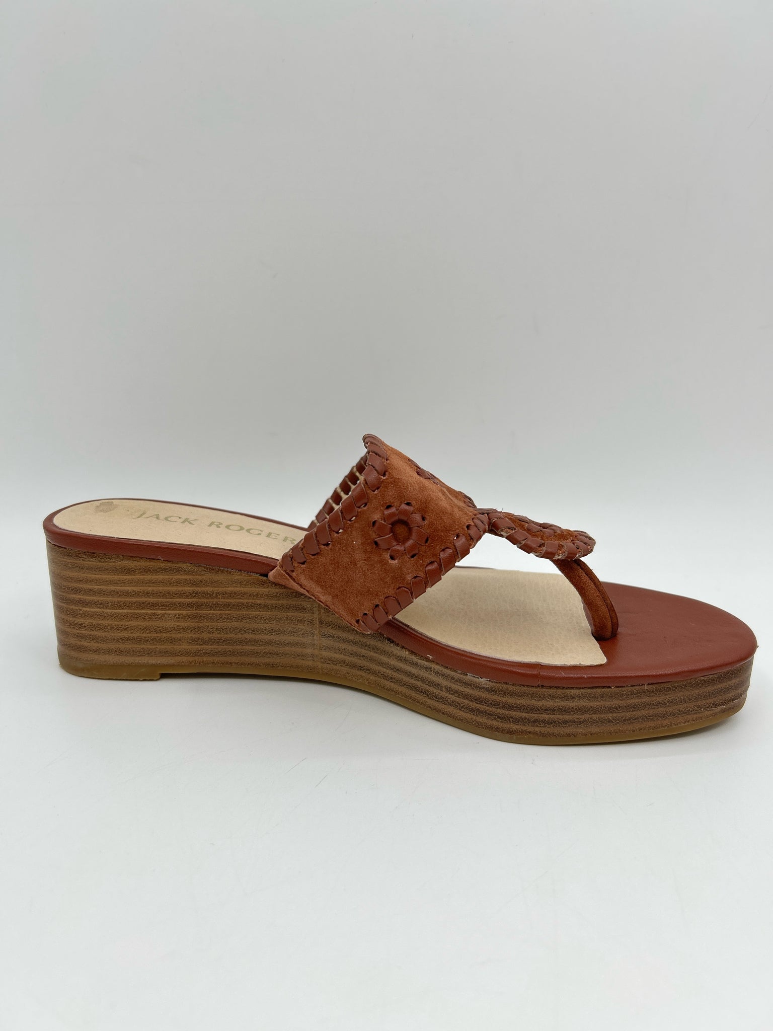 JACK ROGERS Size 9M Tan Women Sandal