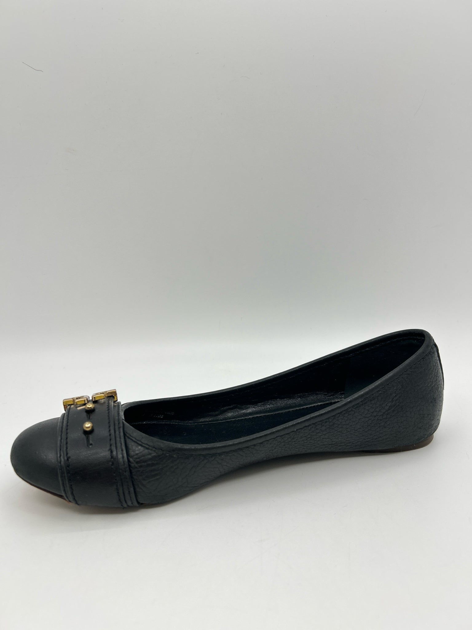 TORY BURCH Size 7.5M Black Women Flats