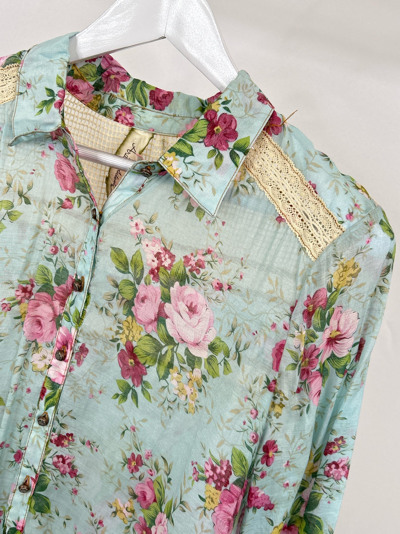 ARATTA Size M light blue Women Shirt