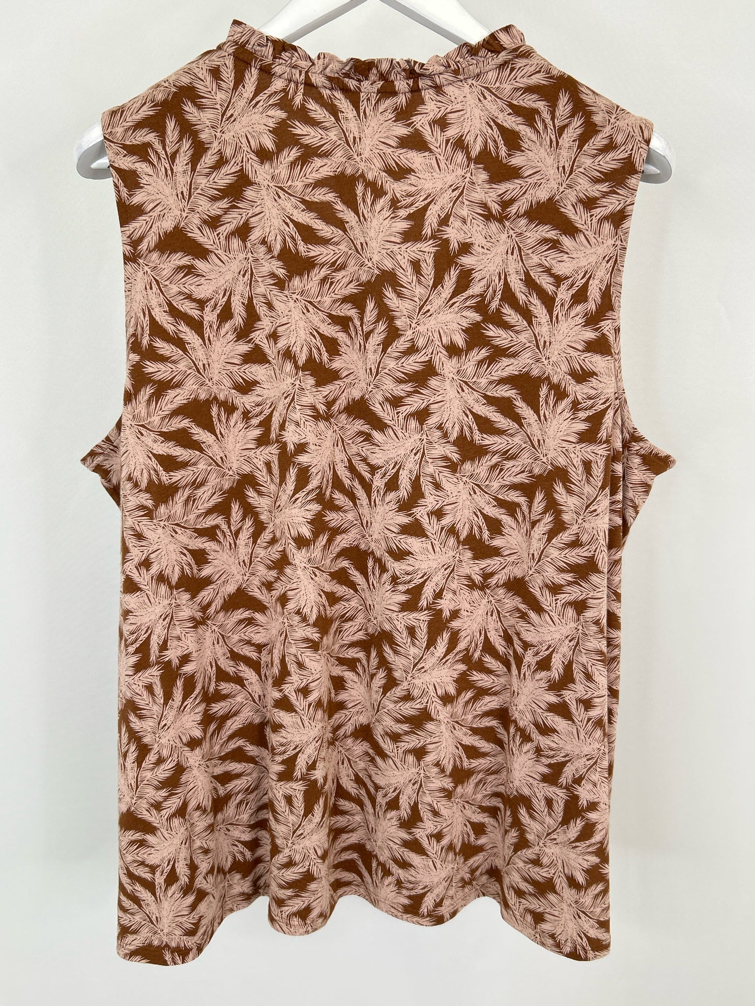 J. Jill Size XL burnt orange print Women Top