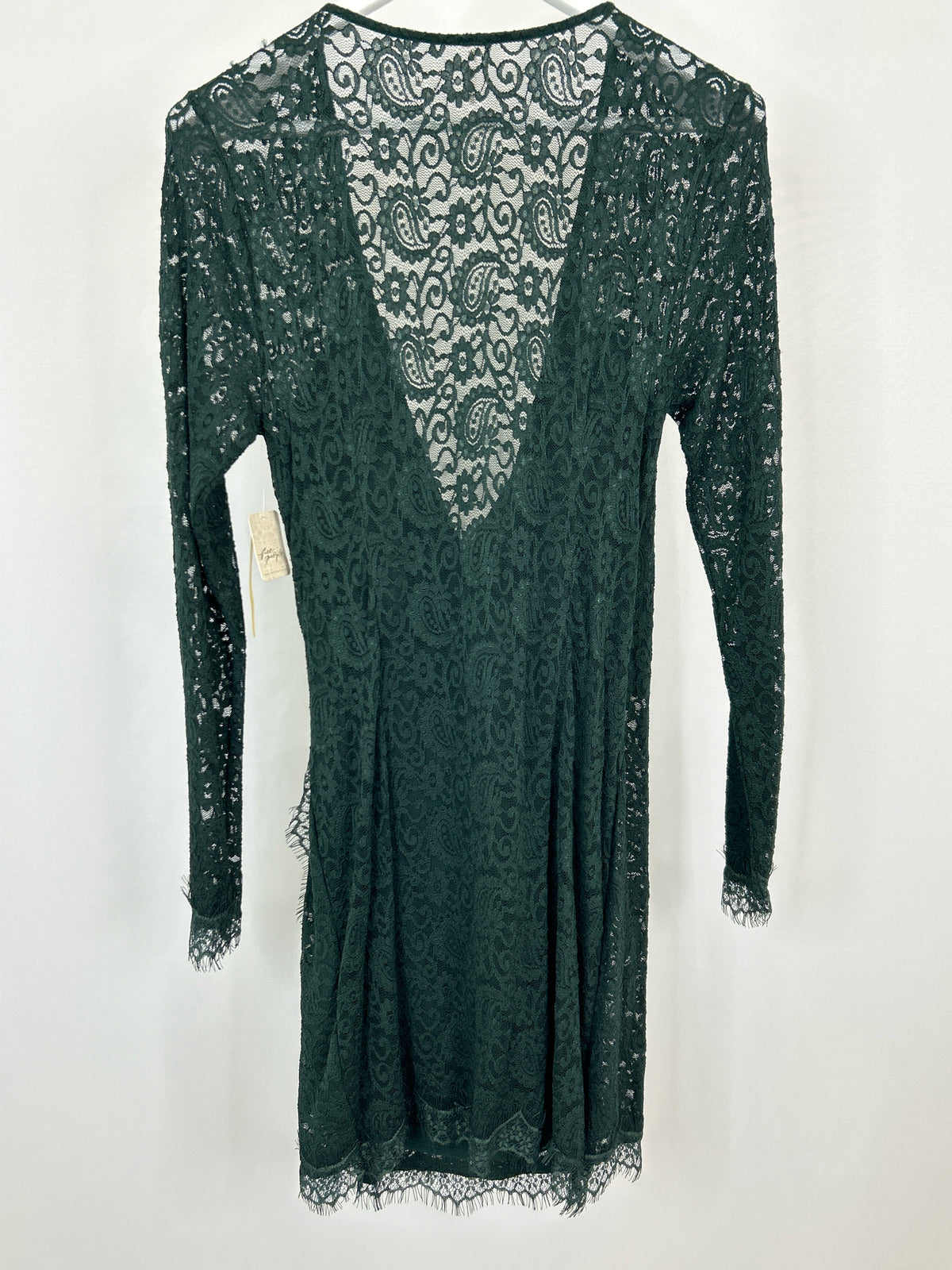 FREE PEOPLE Size L Green Women Dress