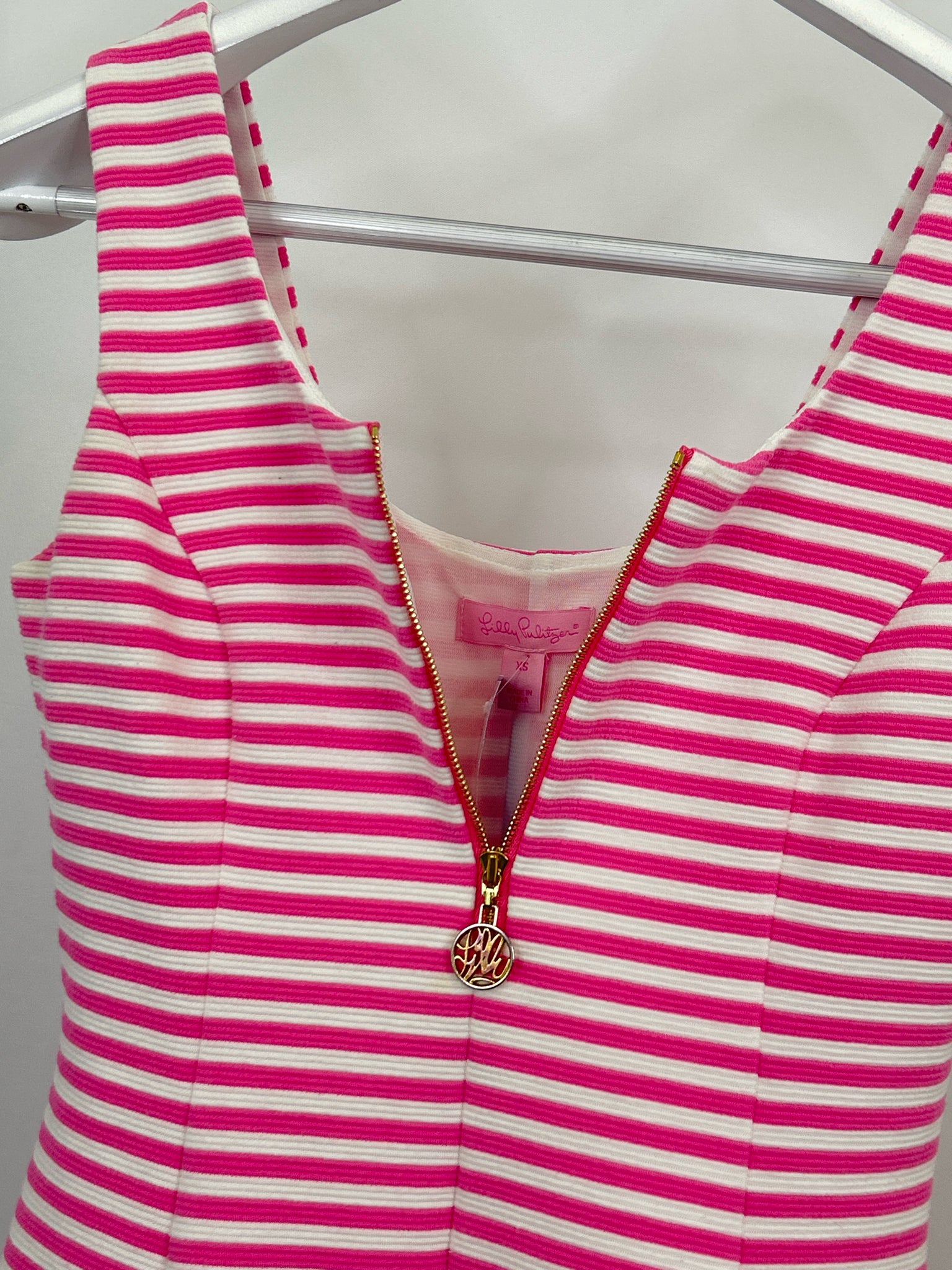LILLY PULITZER Size XS PINK AND WHITE Women Dress