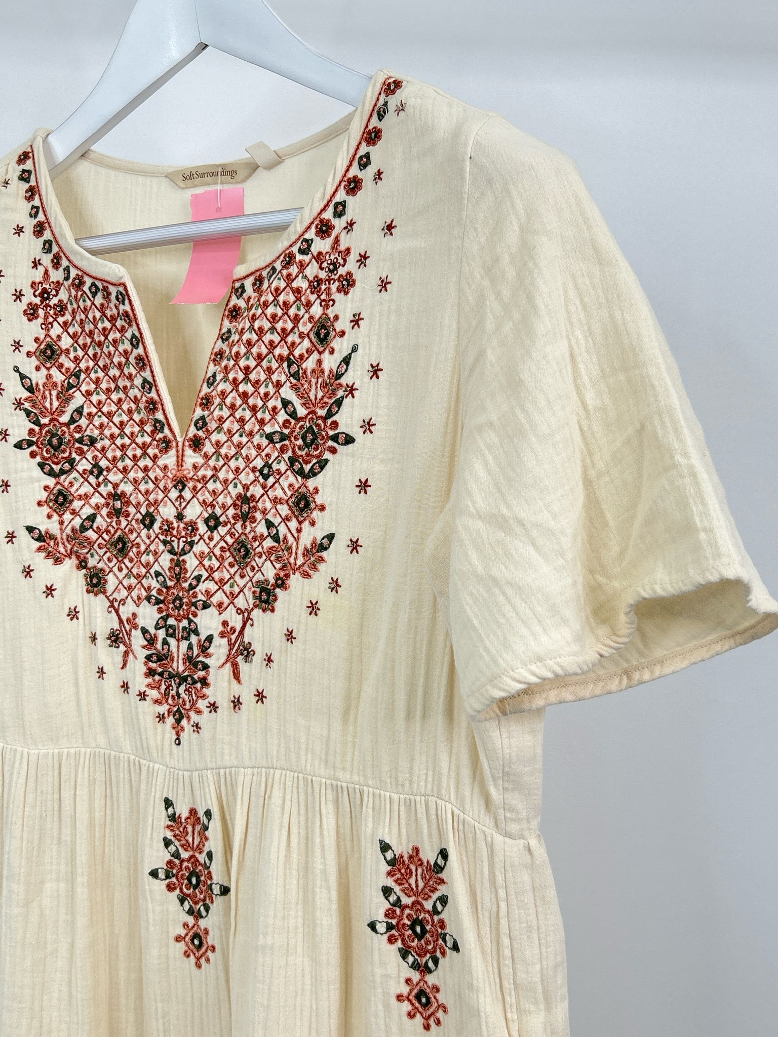 SOFT SURROUNDINGS Size ps Cream Women Dress