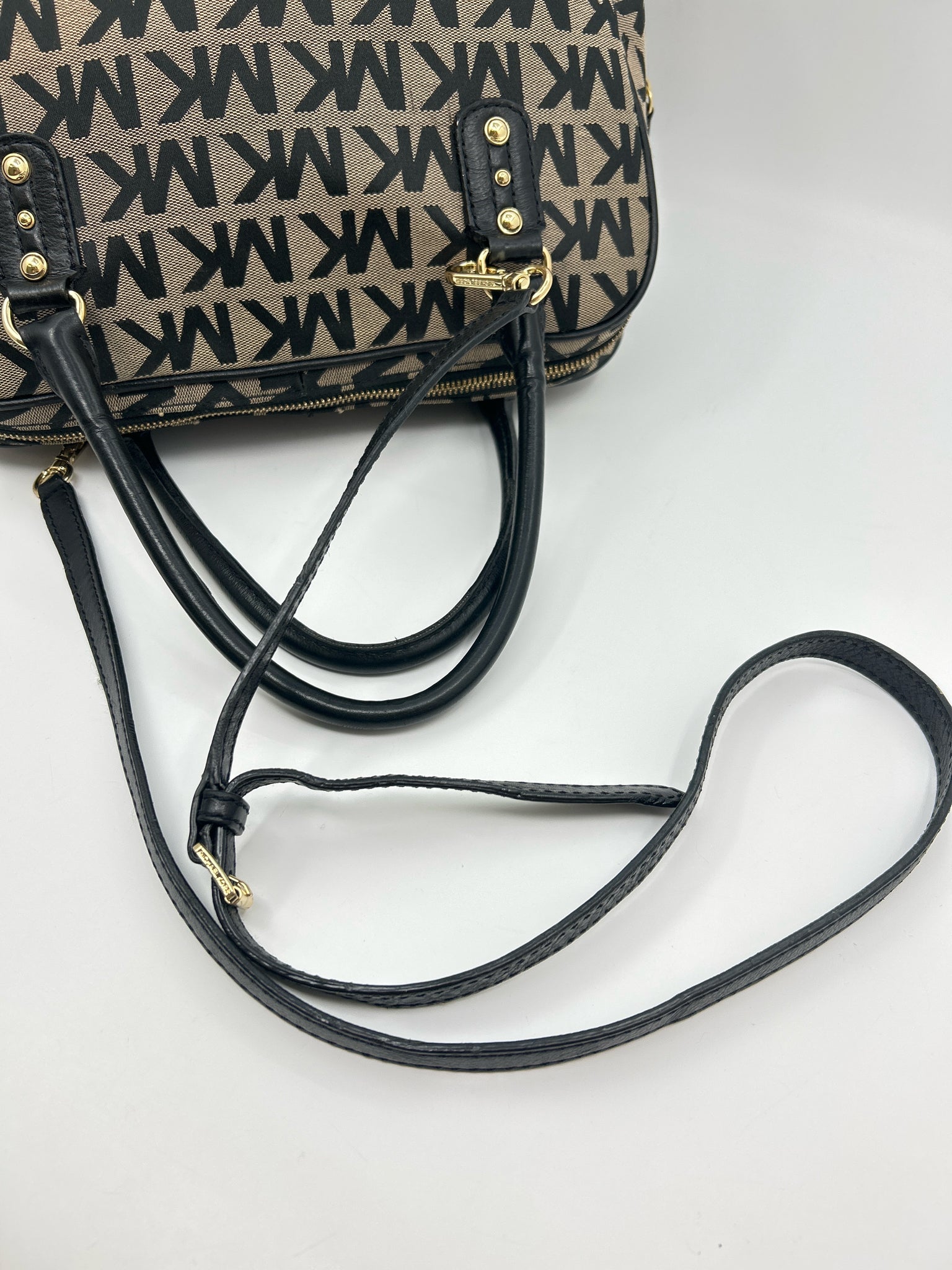 MICHAEL MICHAEL KORS Grey & Black Women Purse