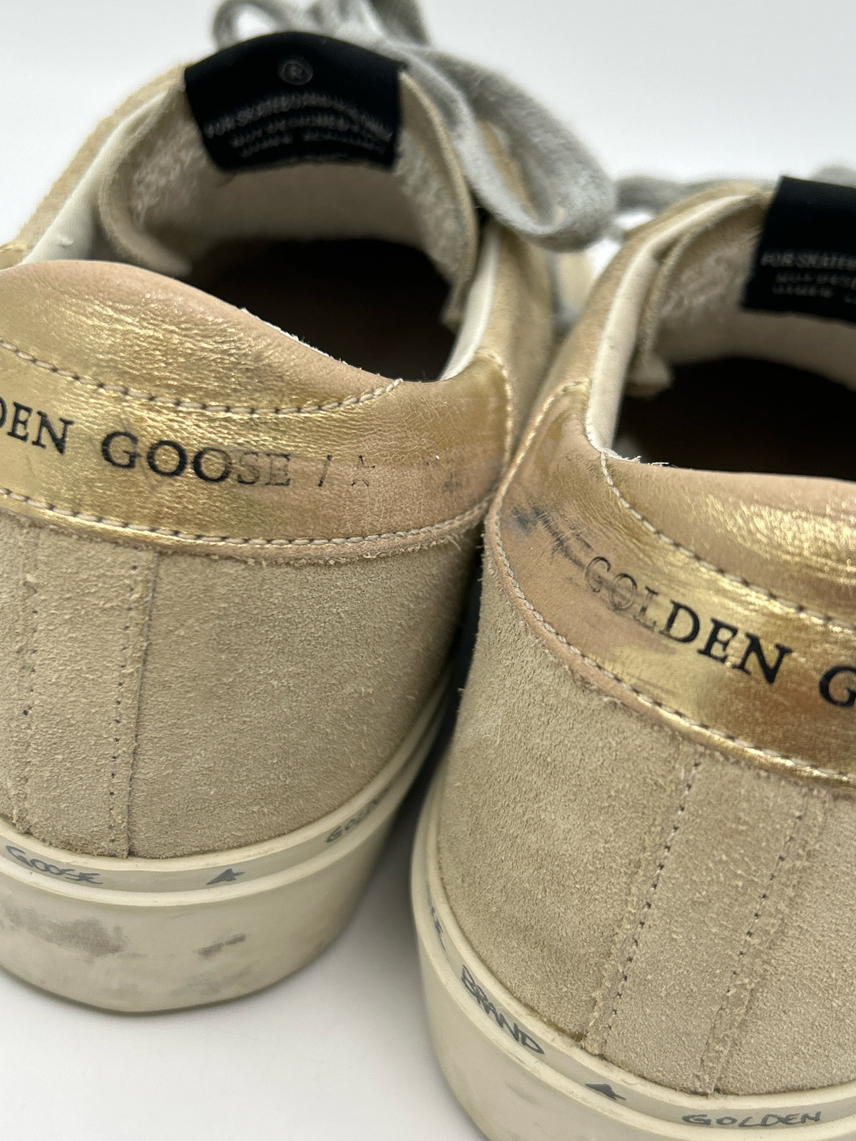 GOLDEN GOOSE Size 38 Beige Women Sneakers