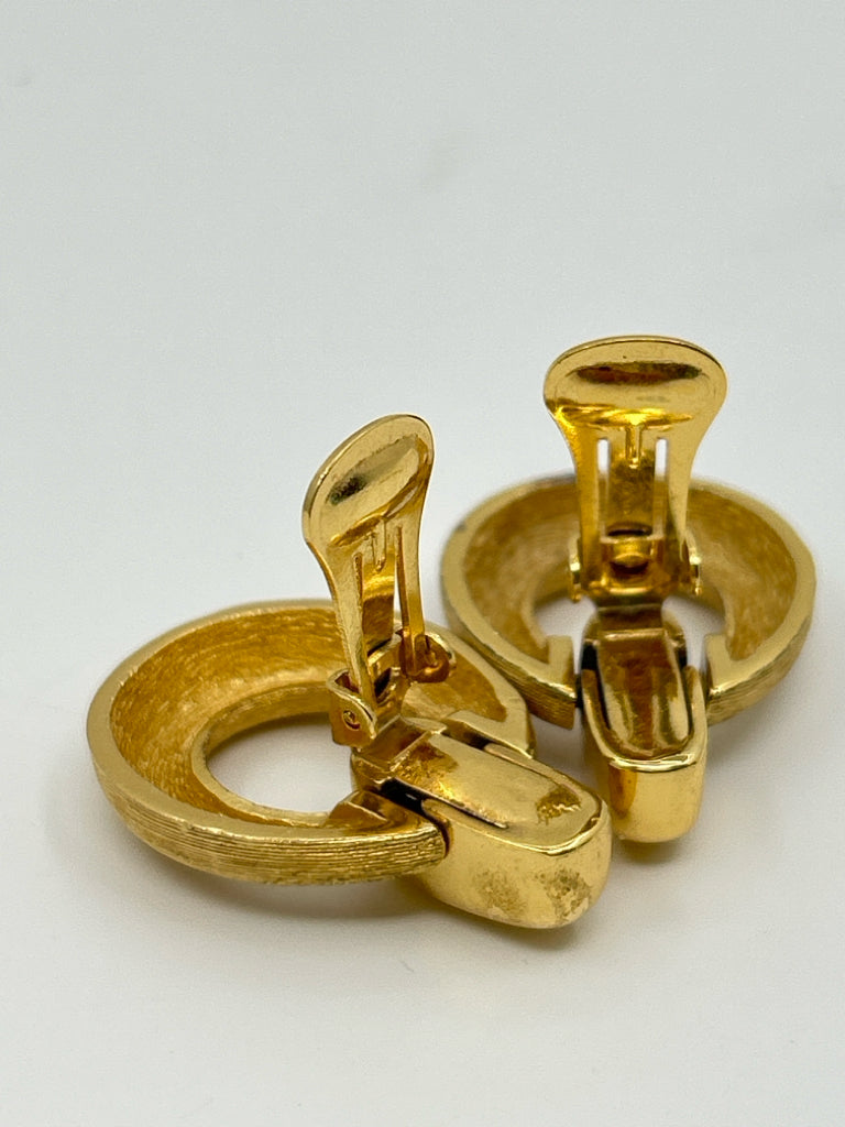 Chr.Dior Gold Women's Earrings