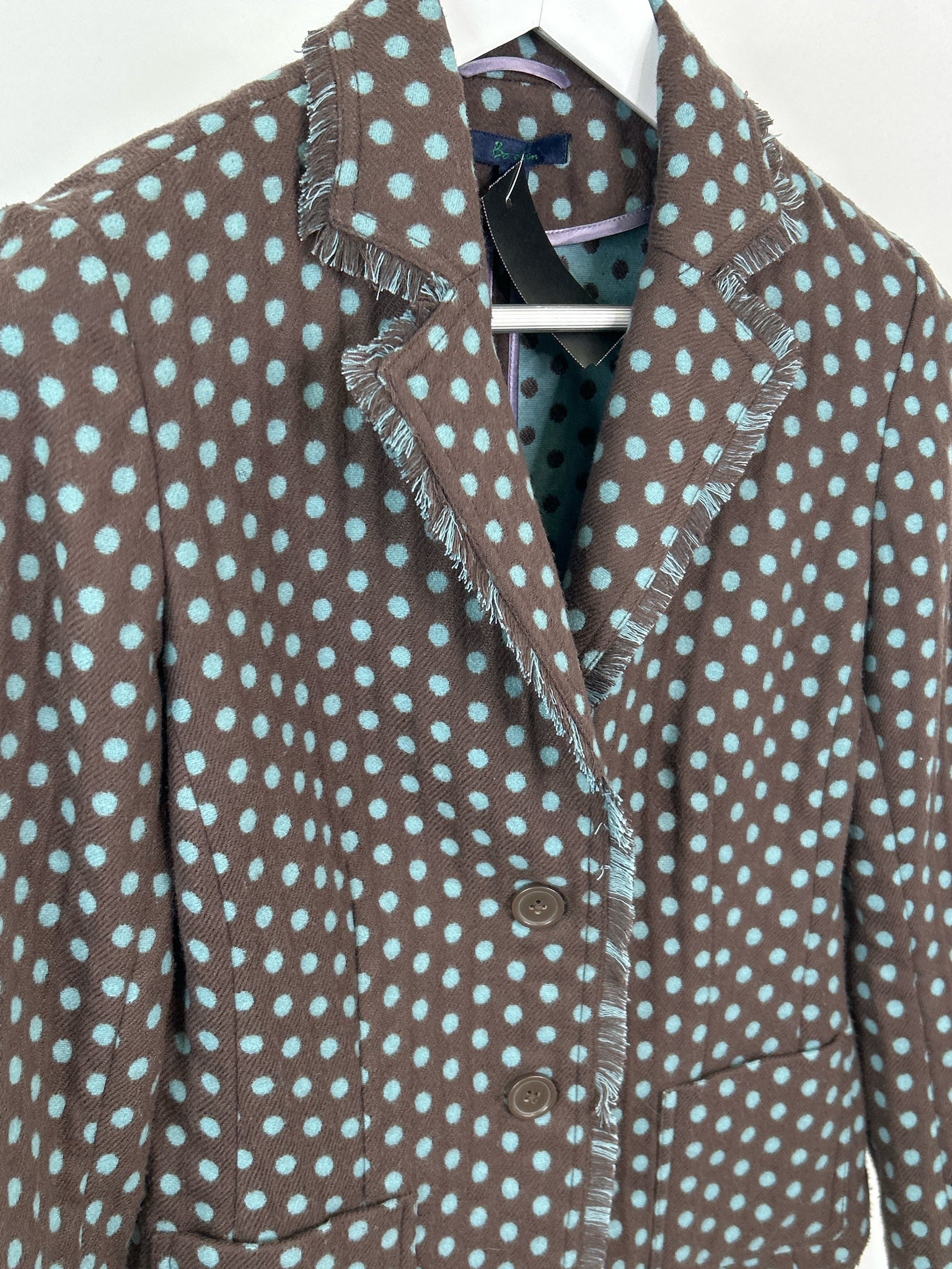 BODEN Size S/M BROWN & BLUE Women Jacket