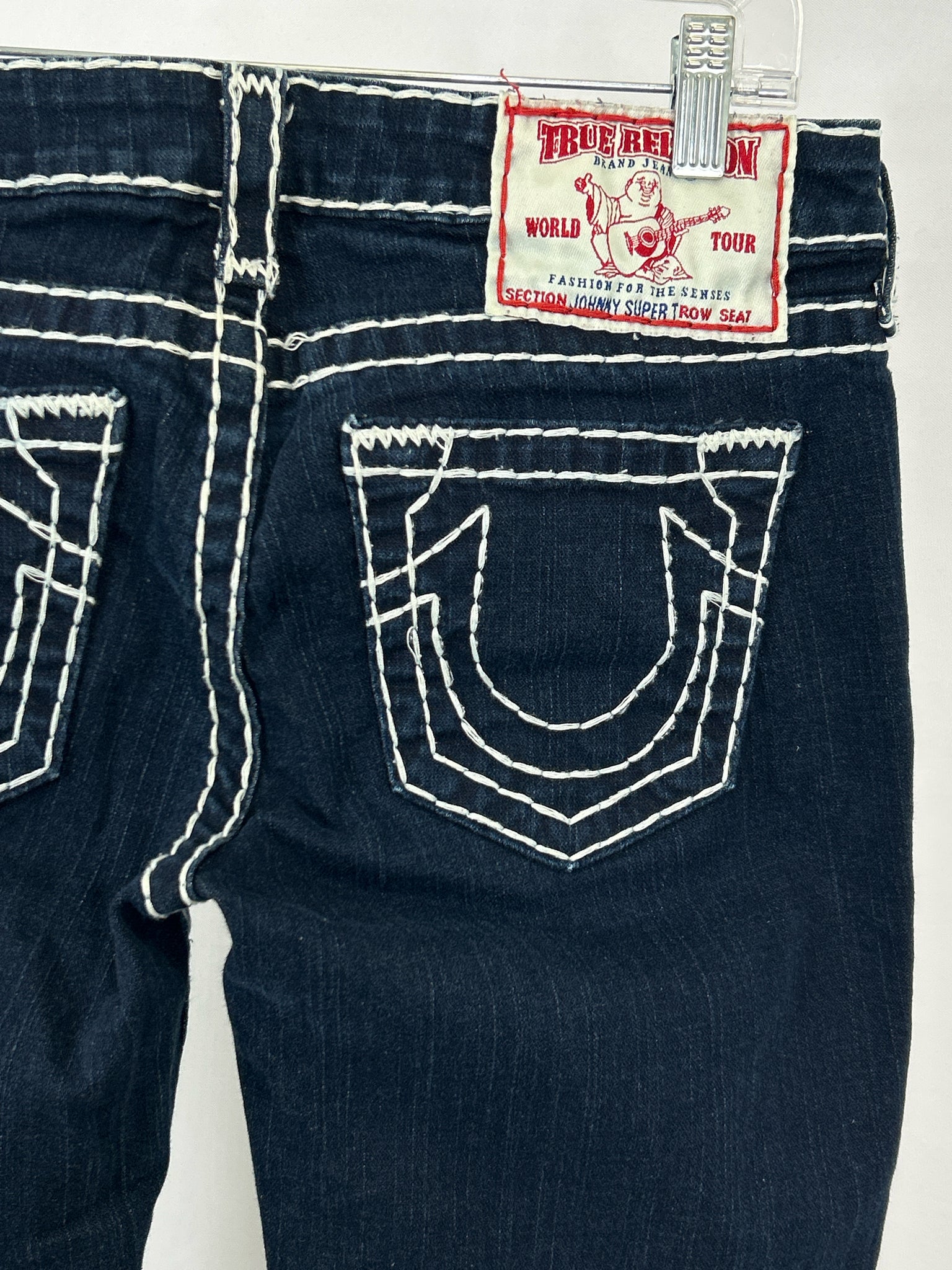 TRUE RELIGION Size 29/8 BLUE DENIM Women jeans