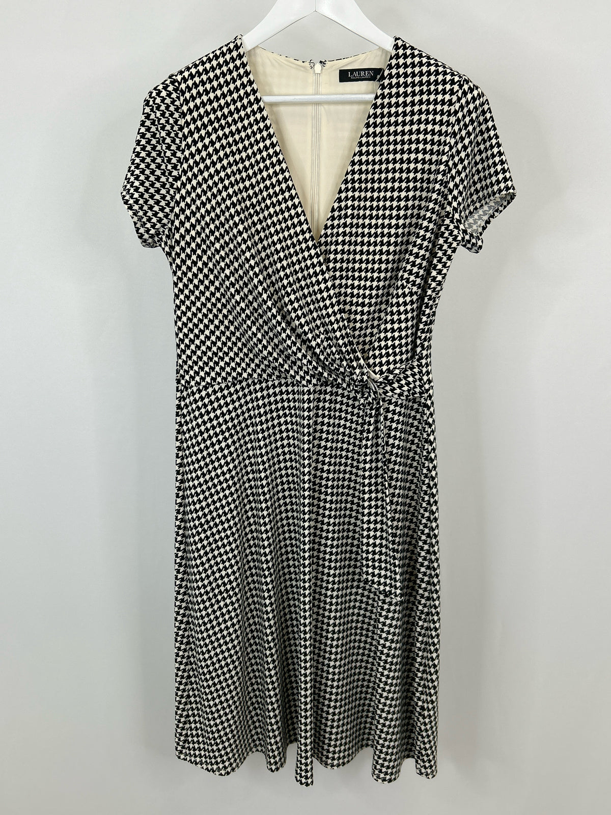 Lauren Ralph Lauren Size 12 Black & White Women Dress NWT