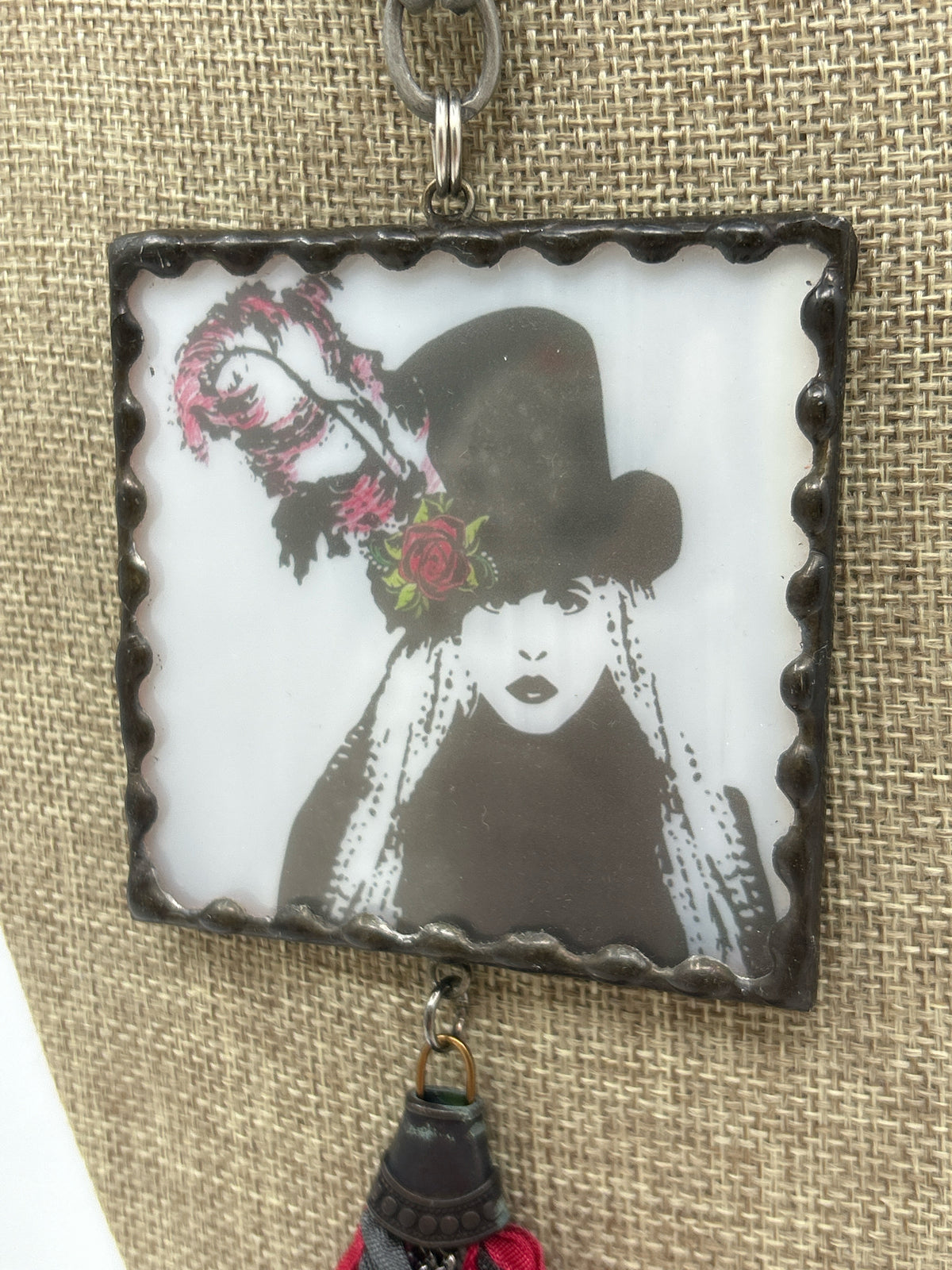 GYPSY SOUTH Black & Red Necklace