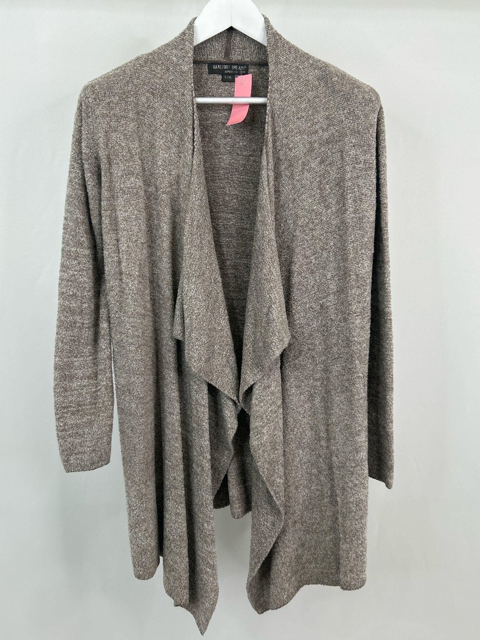 BAREFOOT DREAMS Size L/XL Taupe Women Cardigan