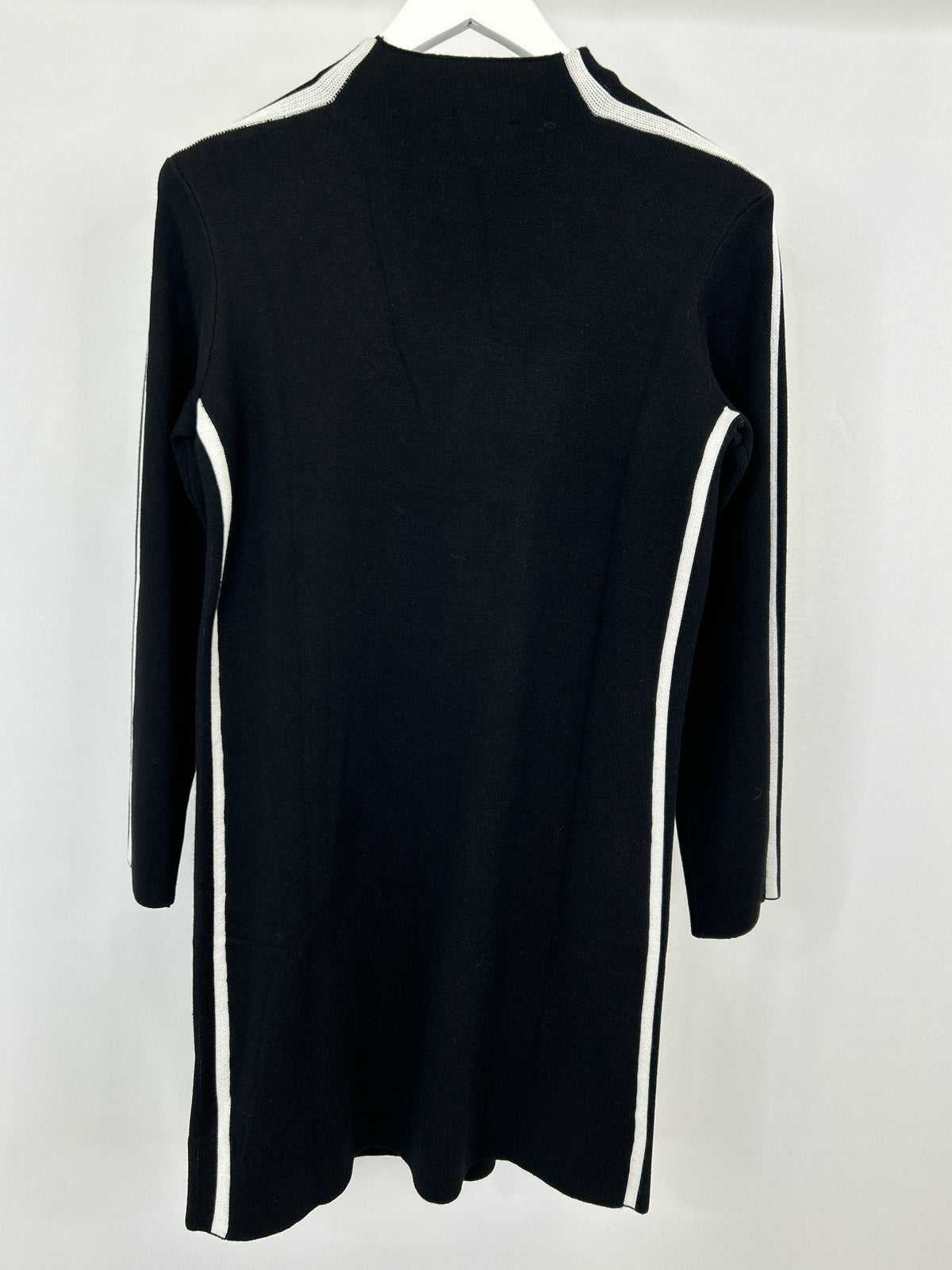 SAKS FIFTH AVENUE Size L Black and White Women Dress