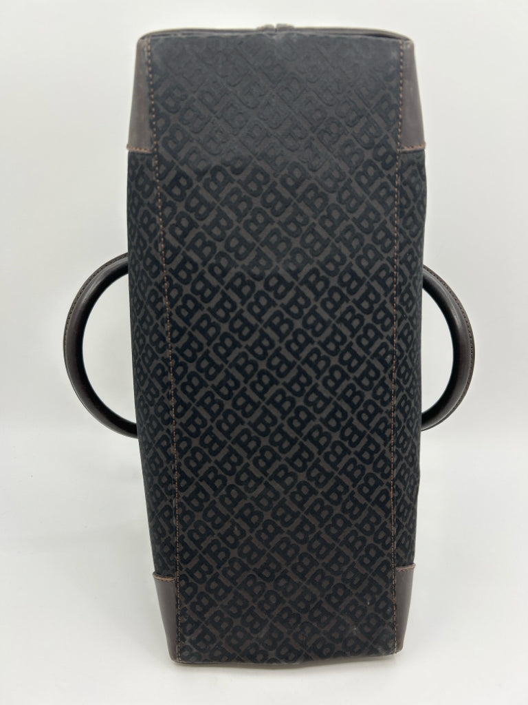 BALLY Dark Brown Monogram Purse