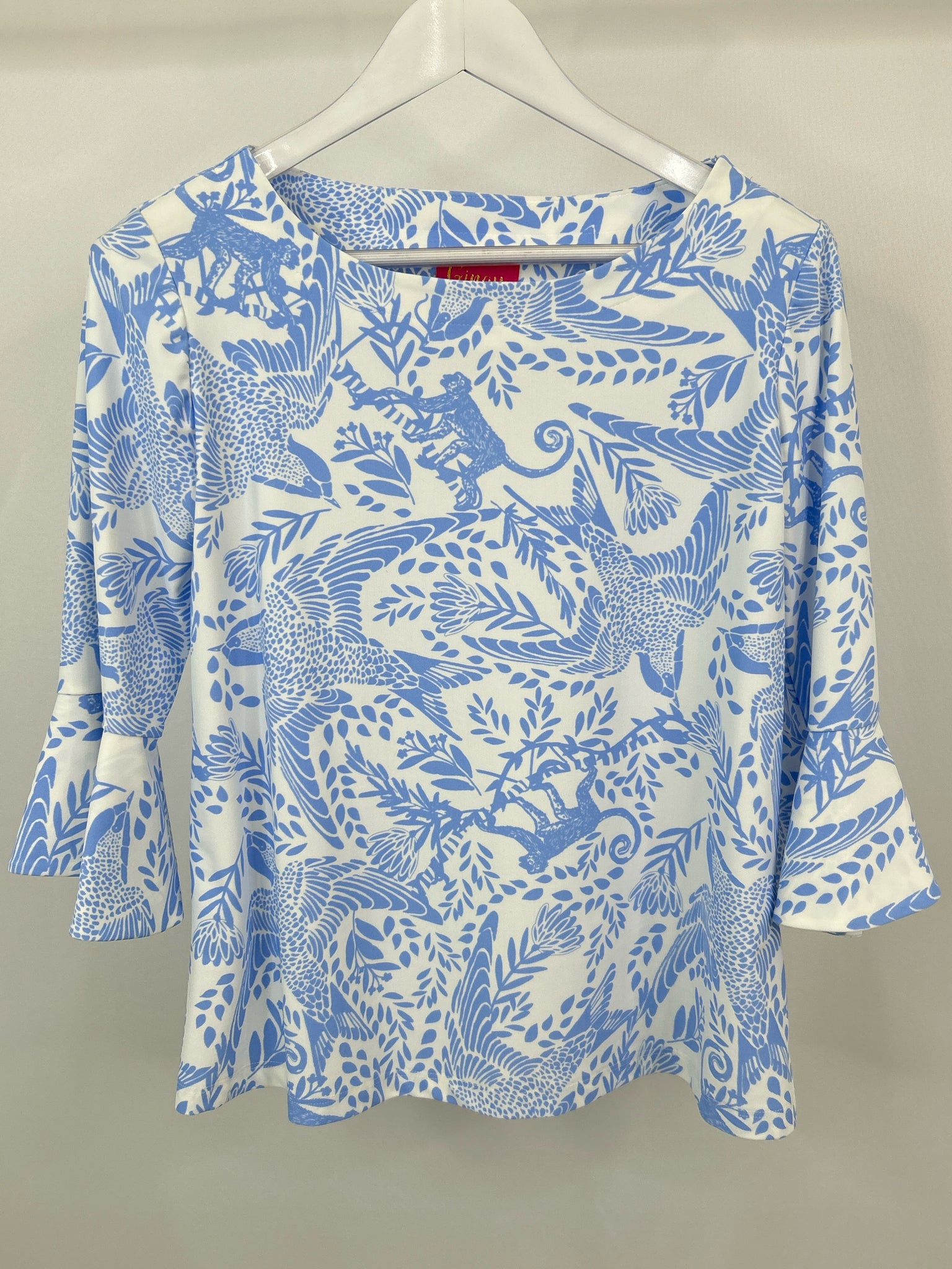 GINGY Size M blue and white Women Top