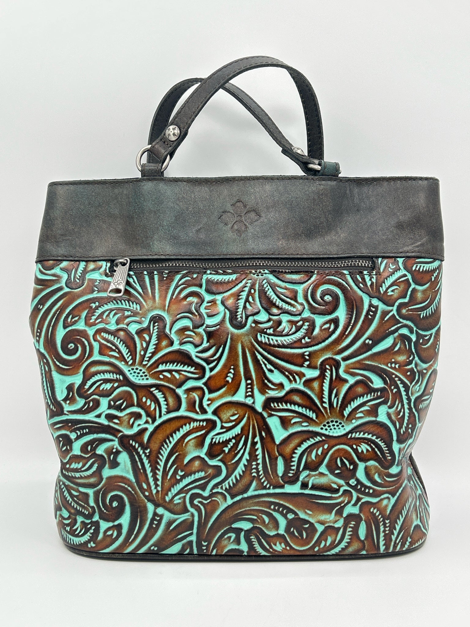 PATRICIA NASH Turquoise & Black Women Backpack