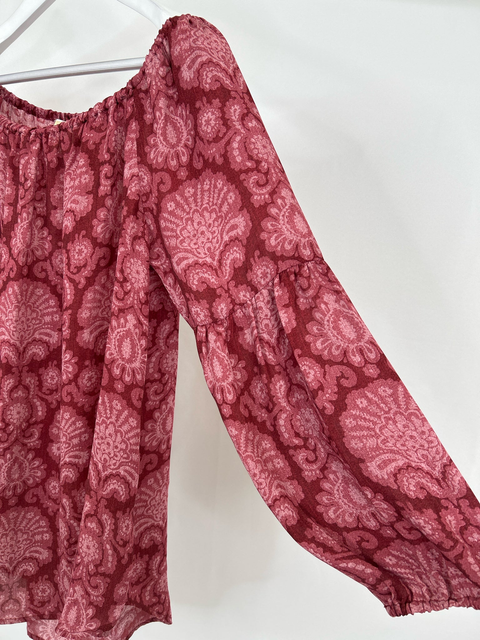 MICHAEL MICHAEL KORS Size XL Red Print Women Top NWT