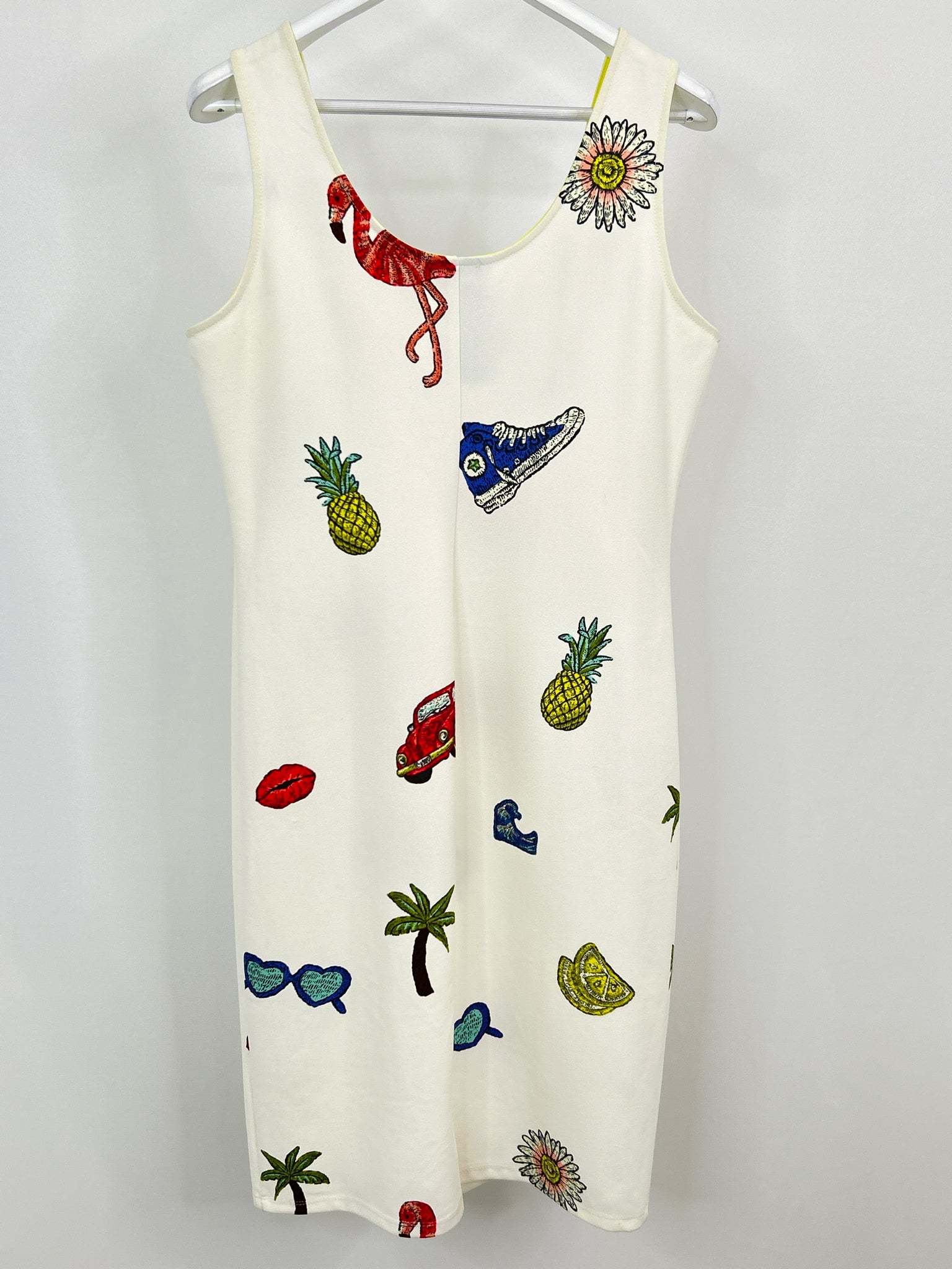 NICOLE MILLER Size 14 White Women Dress