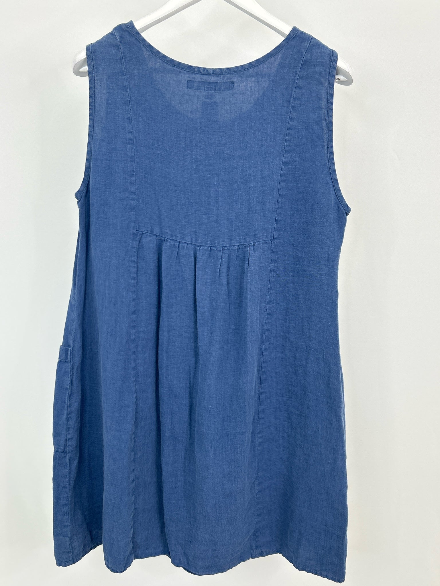 FLAX Size M Blue Women Dress