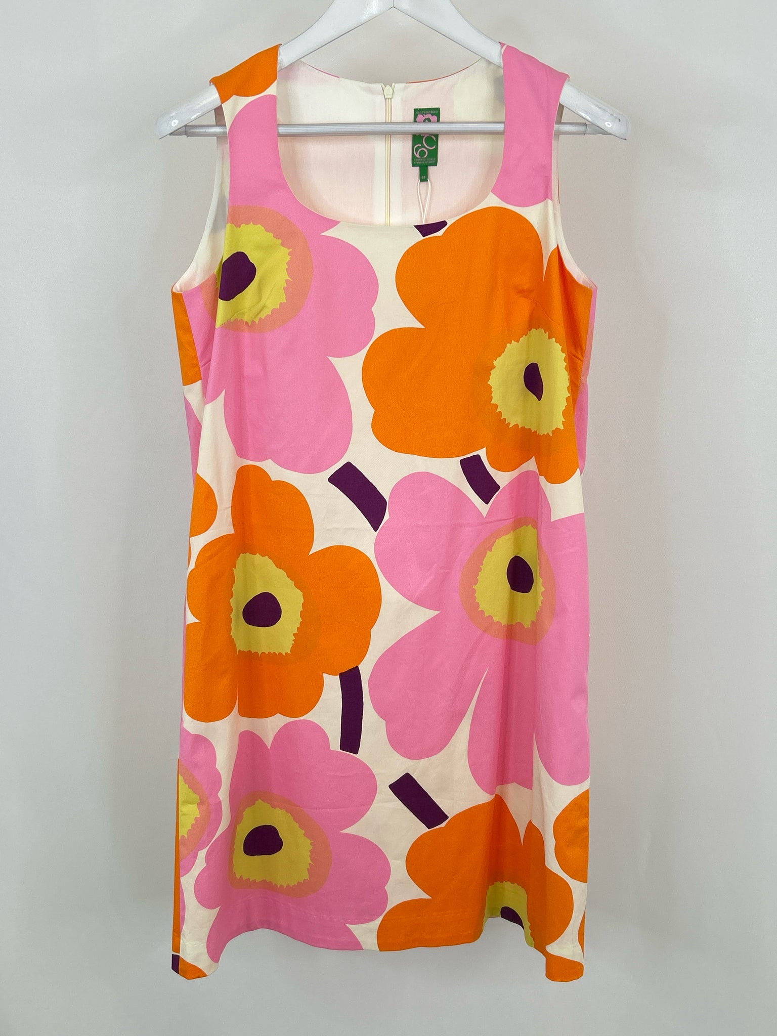 MARIMEKKO Size 6 Pink and Orange Women Dress