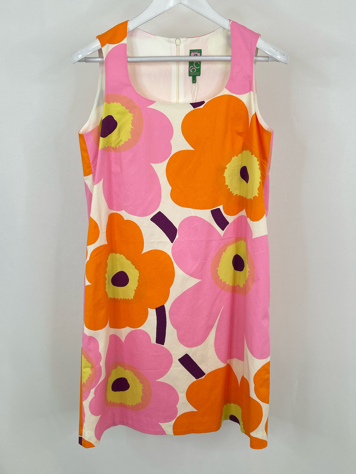 MARIMEKKO Size 6 Pink and Orange Women Dress