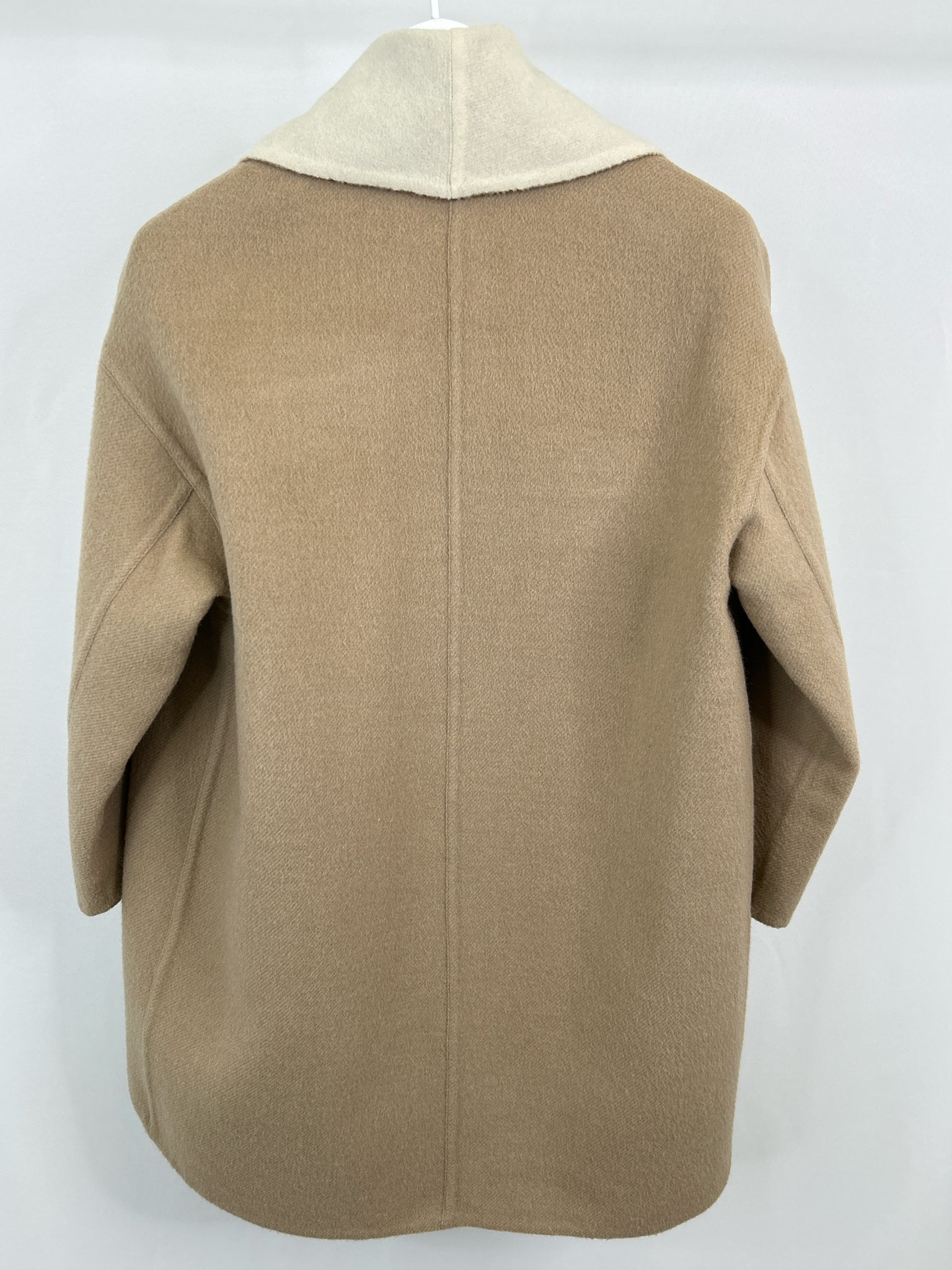 EILEEN FISHER Size M/L Ivory & Beige Women Cardigan