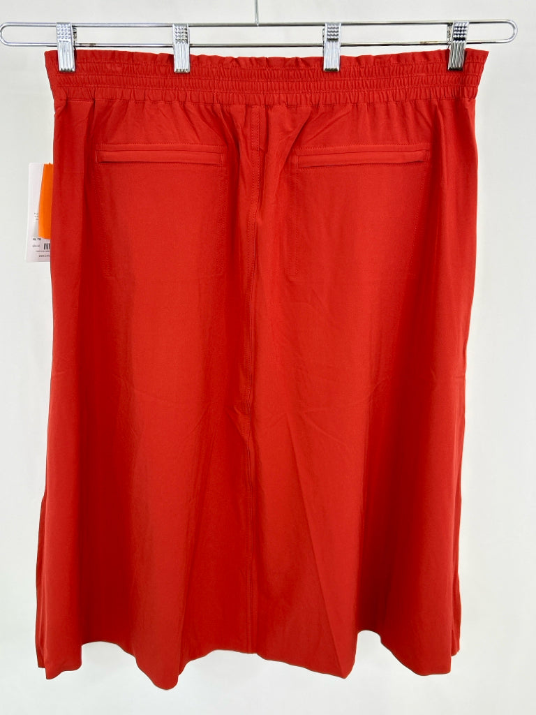 ATHLETA Women Size XL Orange Skirt NWT