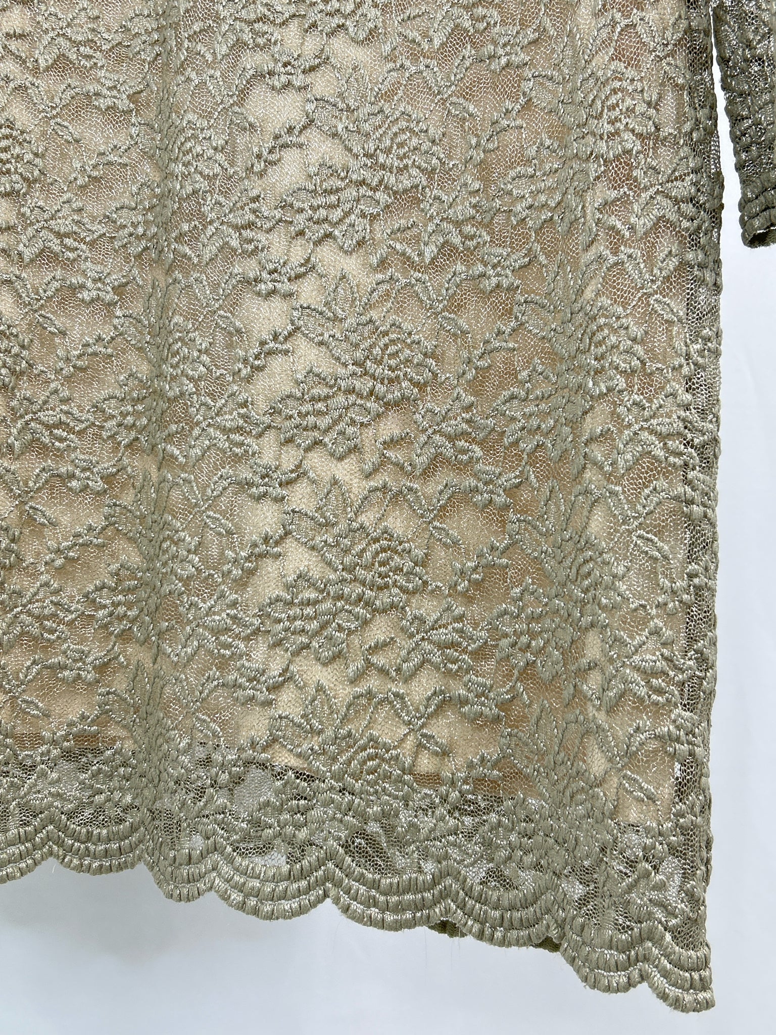 Lauren Ralph Lauren Size 14 Champagne Women Dress