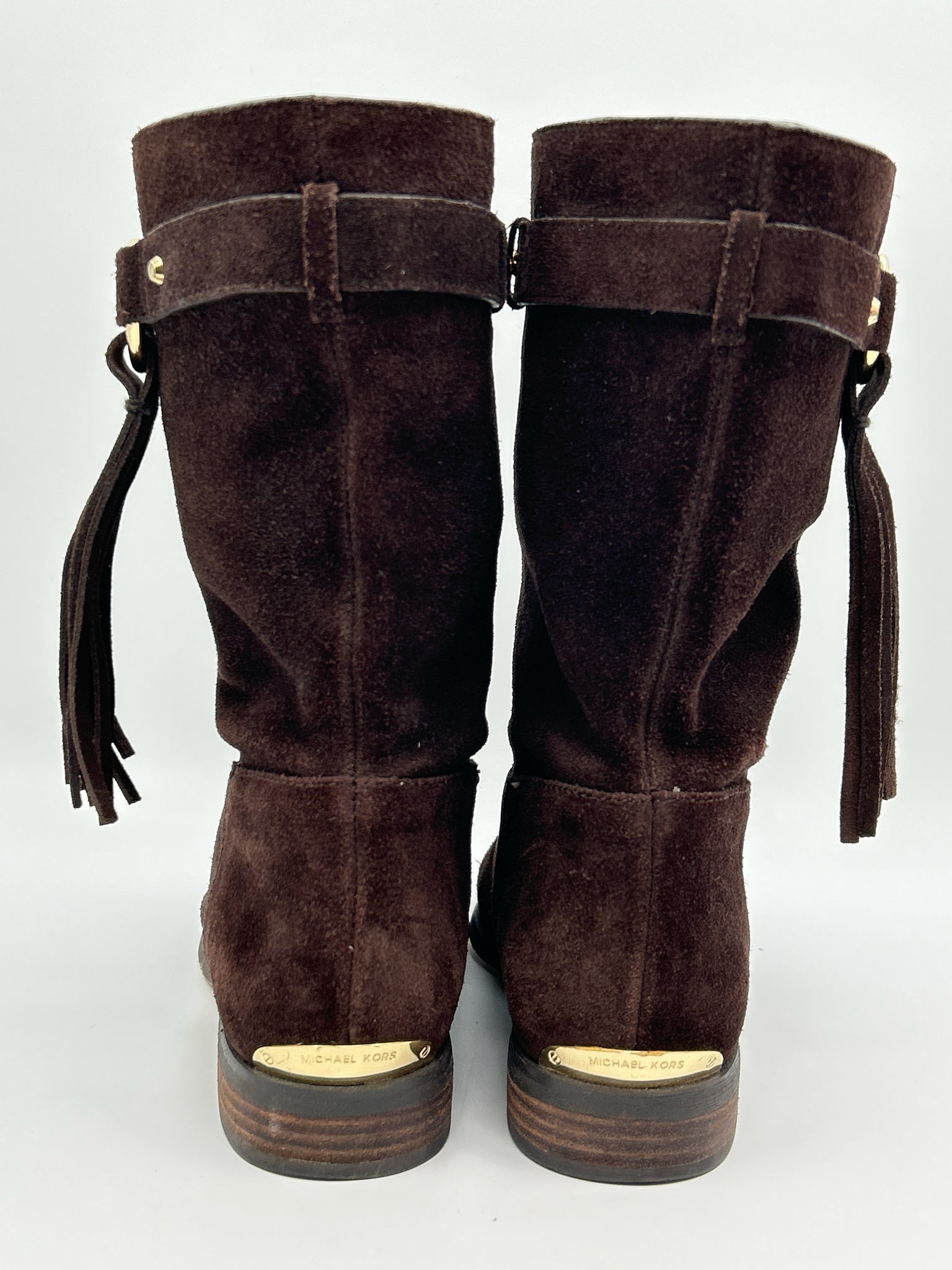 MICHAEL KORS Size 7.5M Brown Women Booties