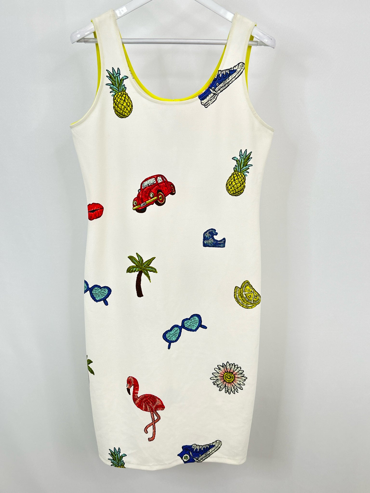 NICOLE MILLER Size 14 White Women Dress
