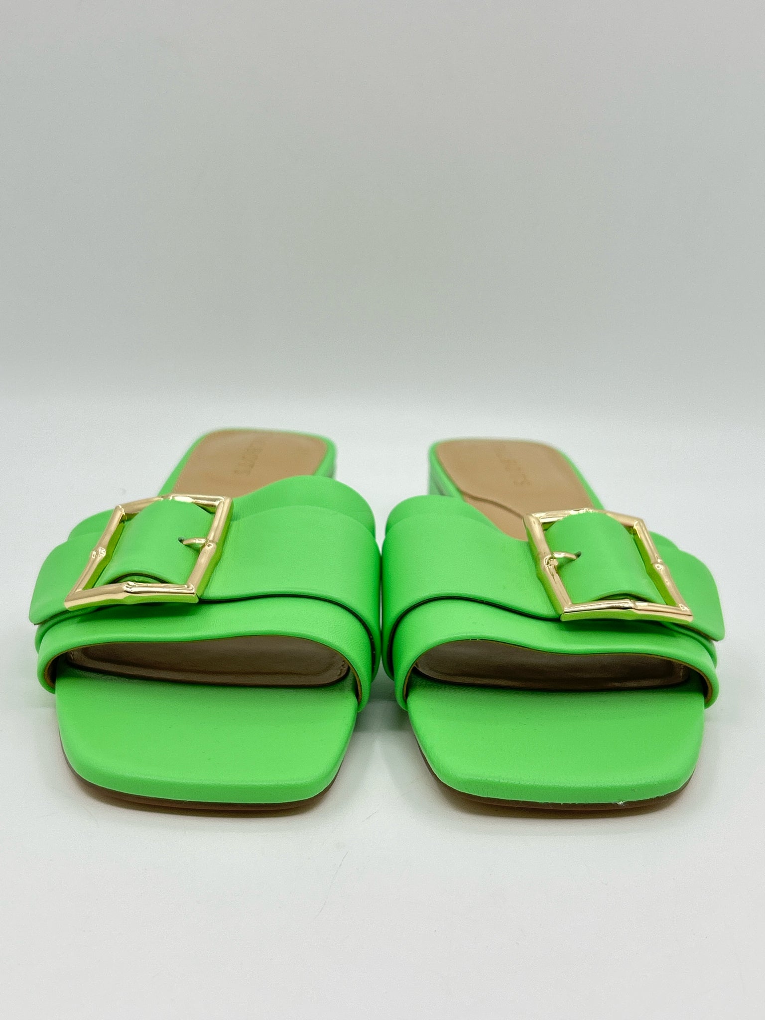 TALBOTS Size 8.5M NEON GREEN Women Sandal