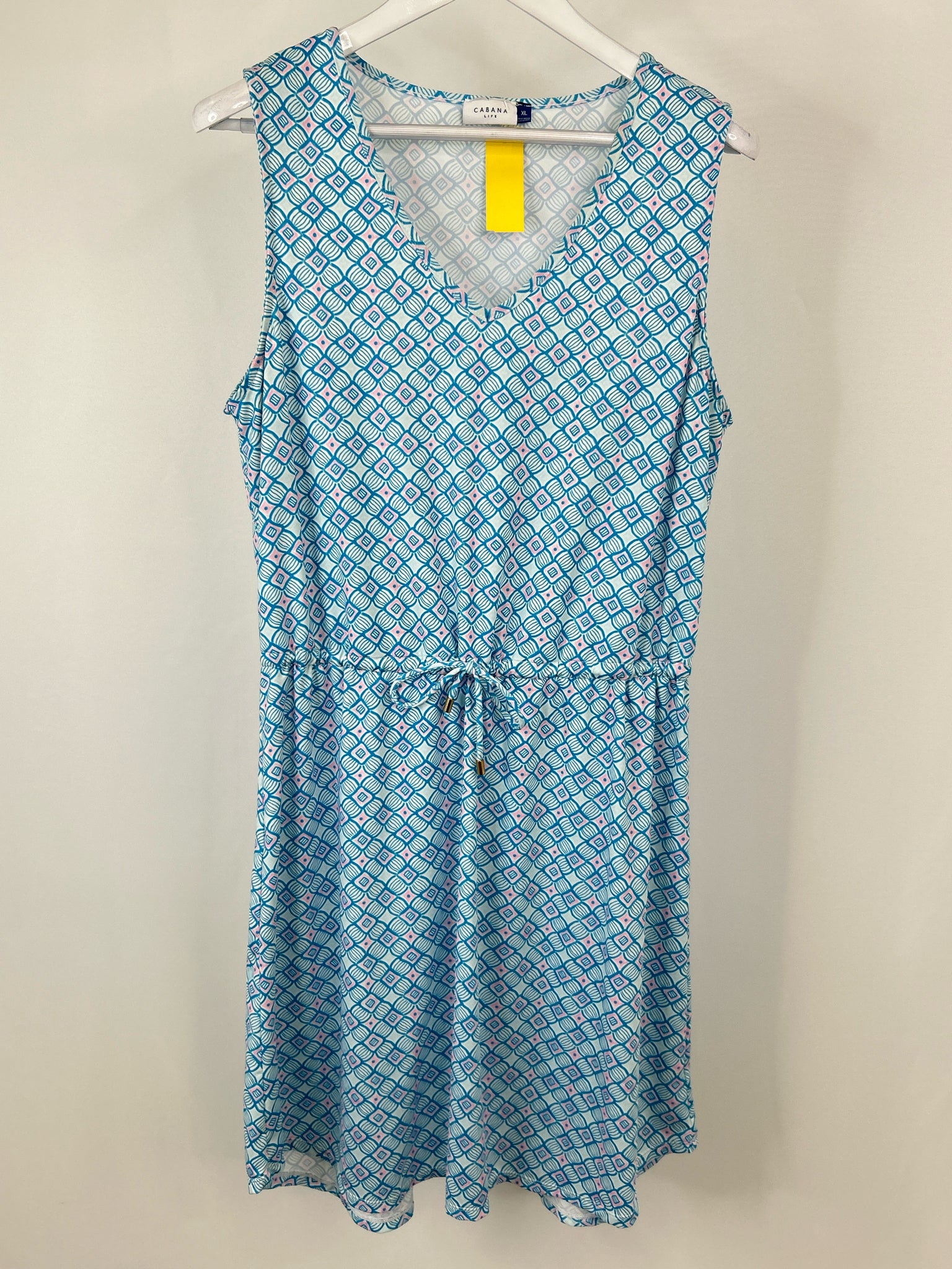 CABANA LIFE Size XL BLUE AND PINK Women Dress