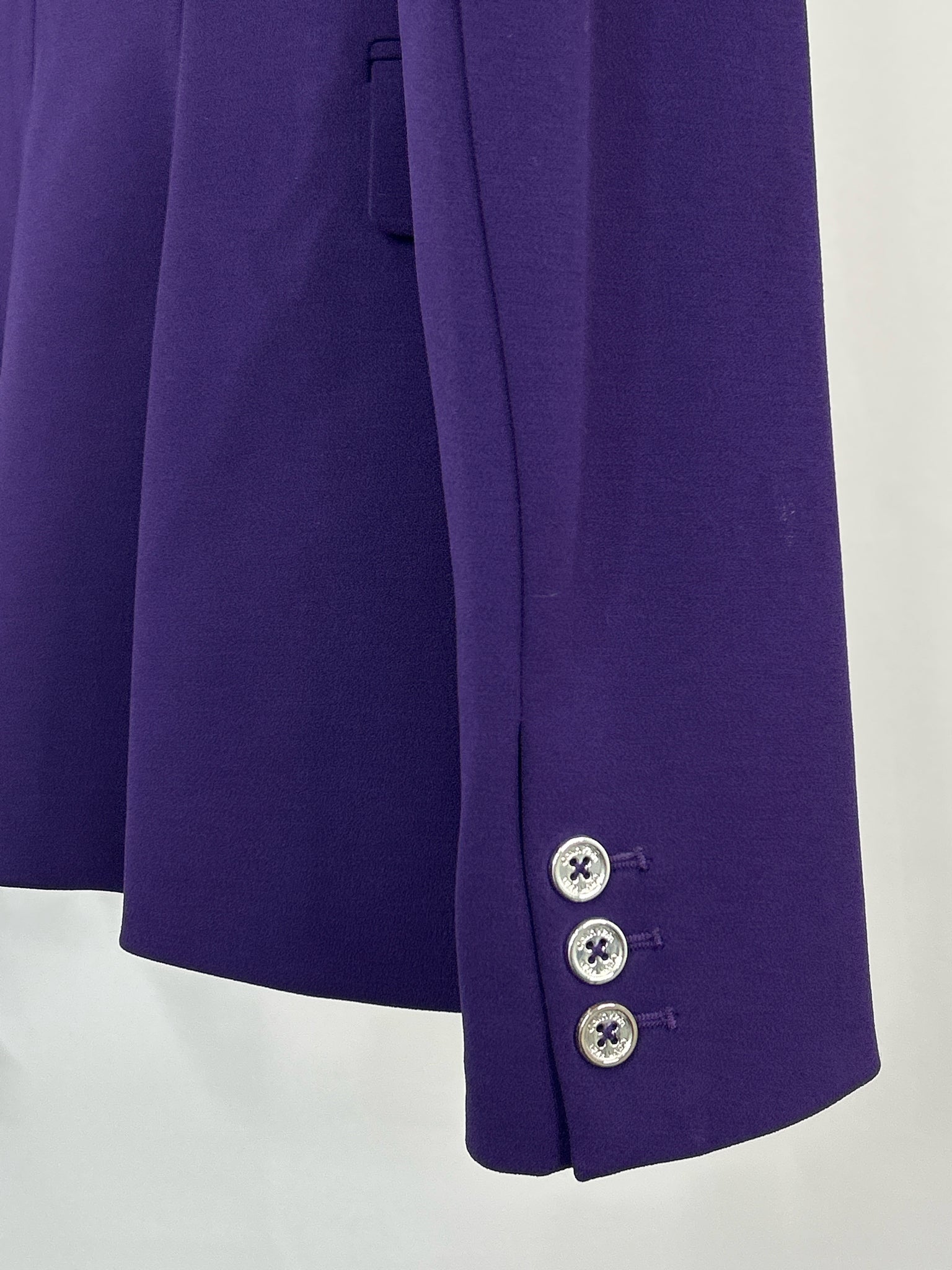 CALVIN KLEIN Size 2 Purple Women Blazer NWT