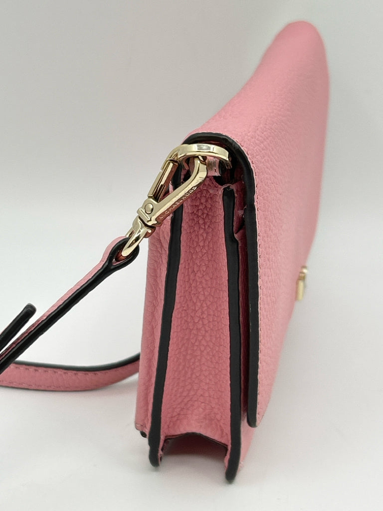 MICHAEL KORS Pink Crossbody Wallet Purse