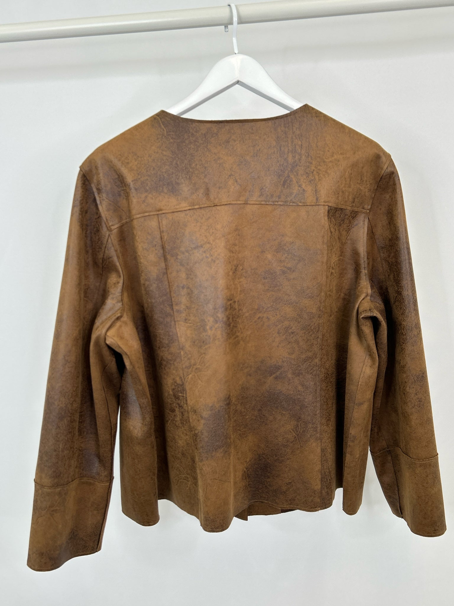 CHICO'S Size 20/22 Brown Women Jacket