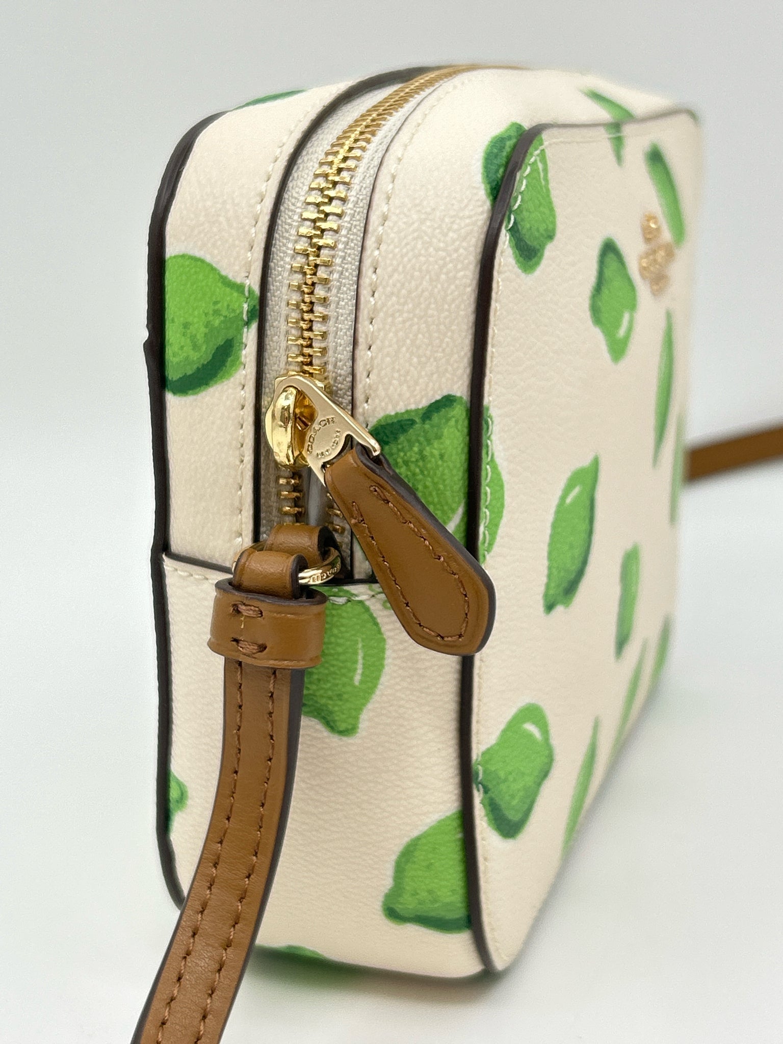 COACH White and Green Women Purse NWT