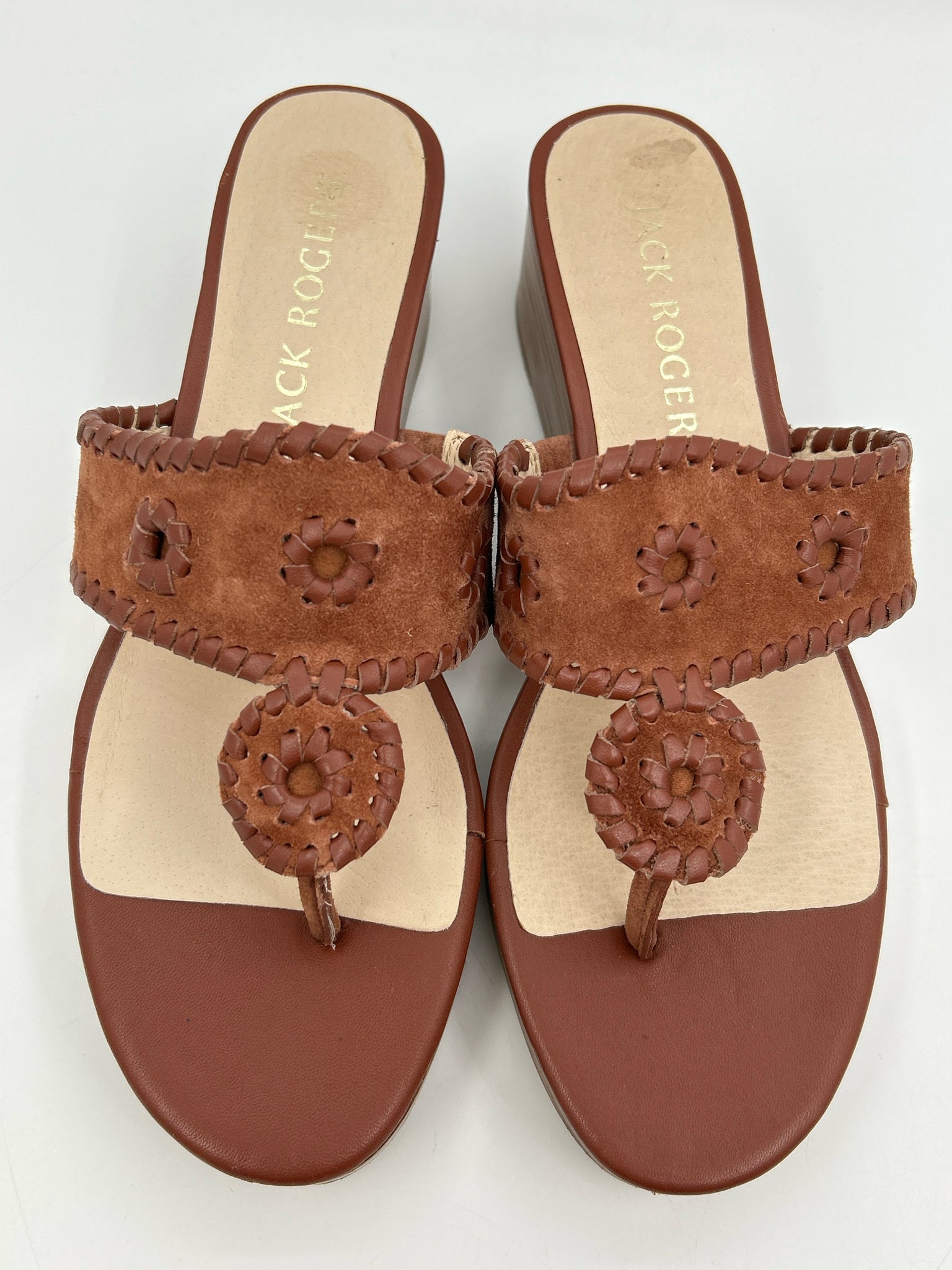 JACK ROGERS Size 9M Tan Women Sandal