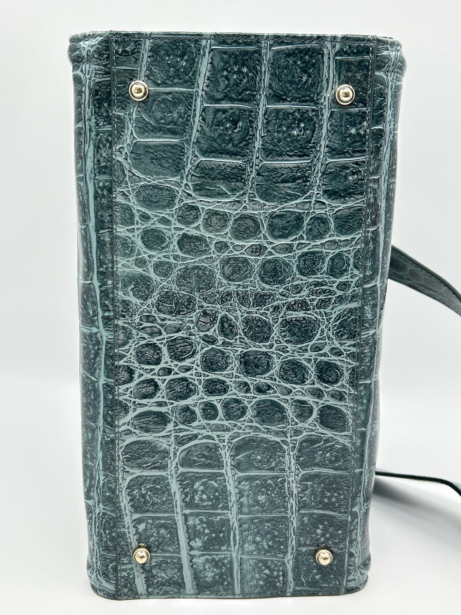 BRAHMIN Teal Green Women Purse