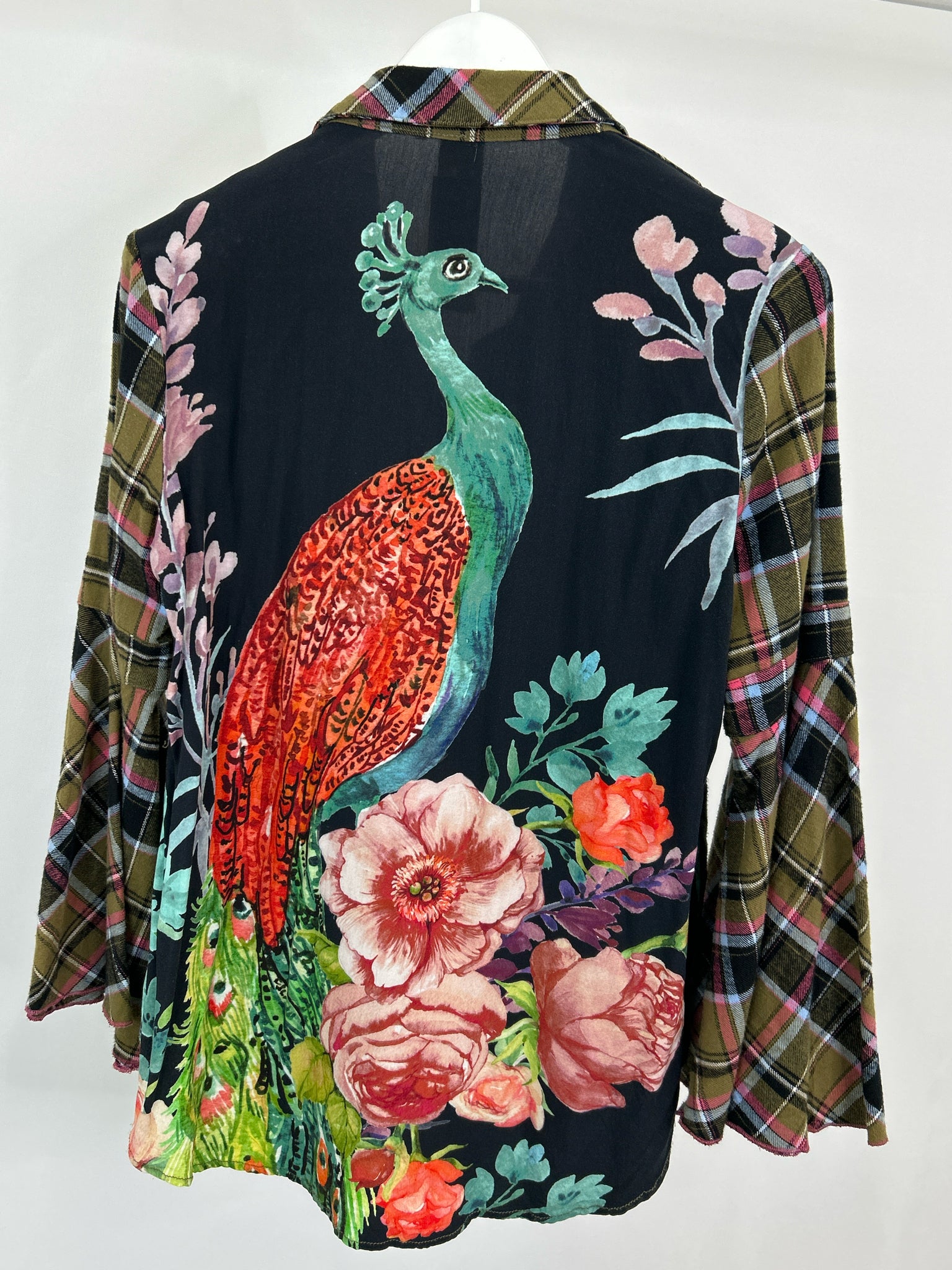 ARATTA SILENT JOURNEY Size M Green Print Women Blouse