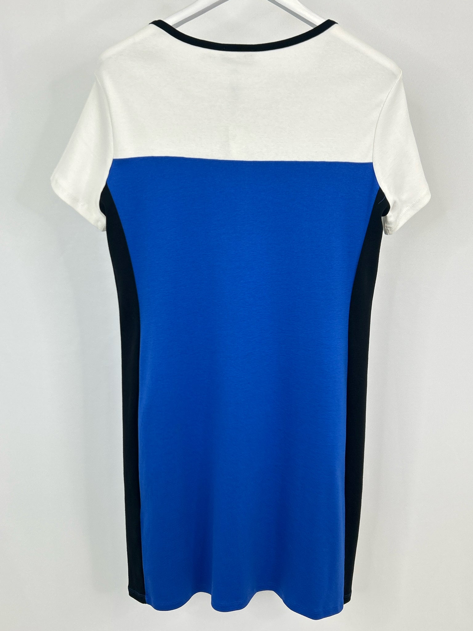 CALVIN KLEIN Size M blue and white Women Dress