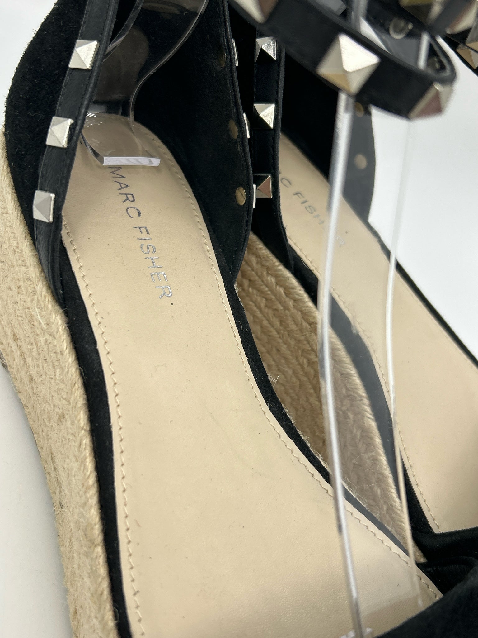 MARC FISHER Size 9M Black Women Sandal