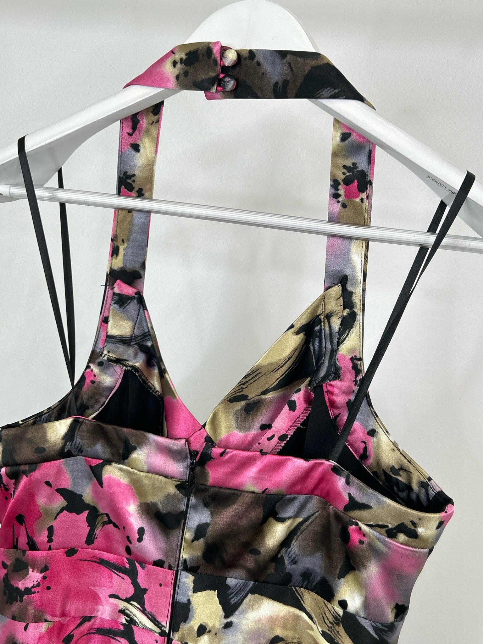 LONDON TIMES Size 10 Pink Print Women Dress