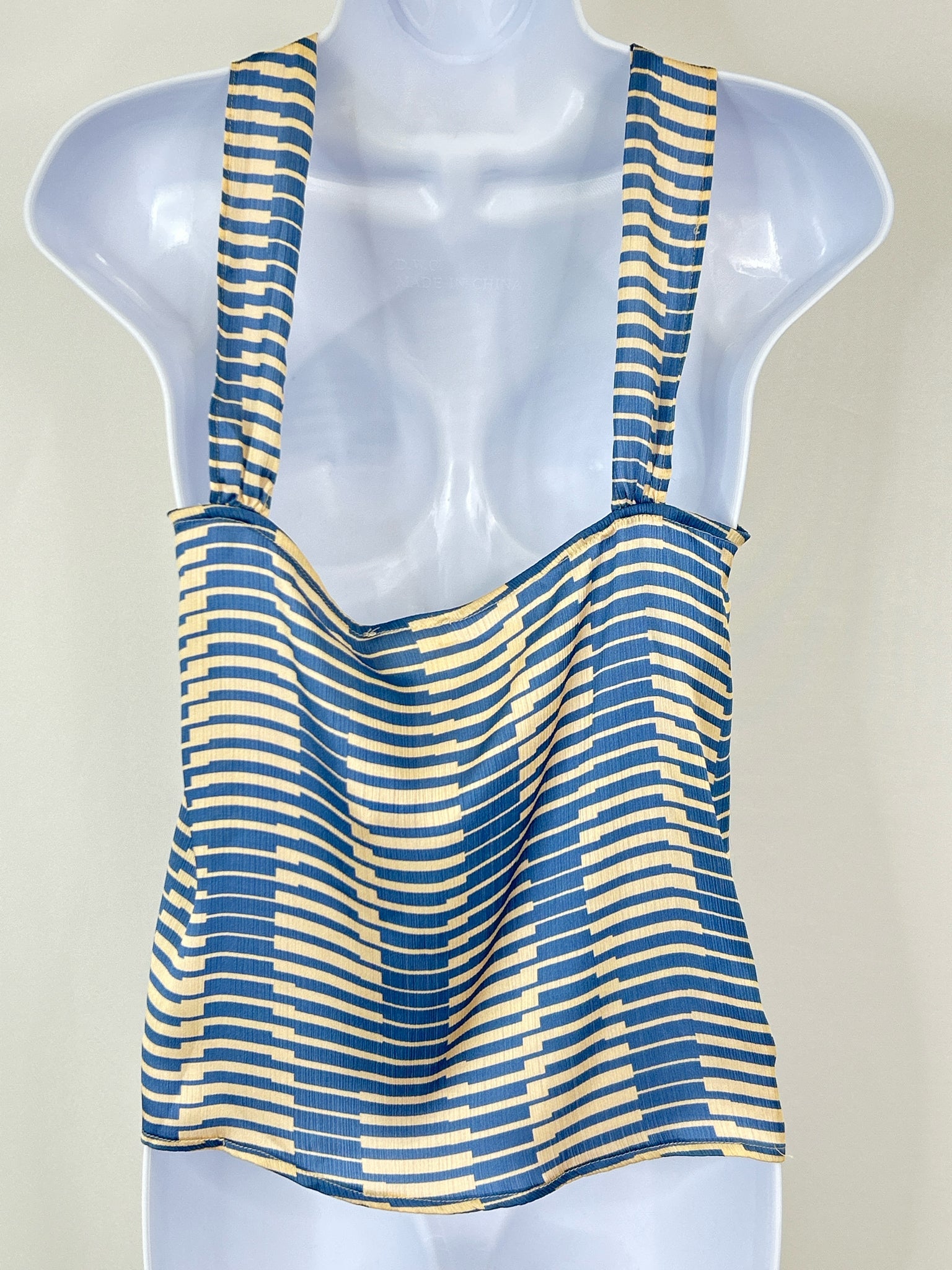 Mus & Bomdon Size S BLUE AND BEIGE Women Top