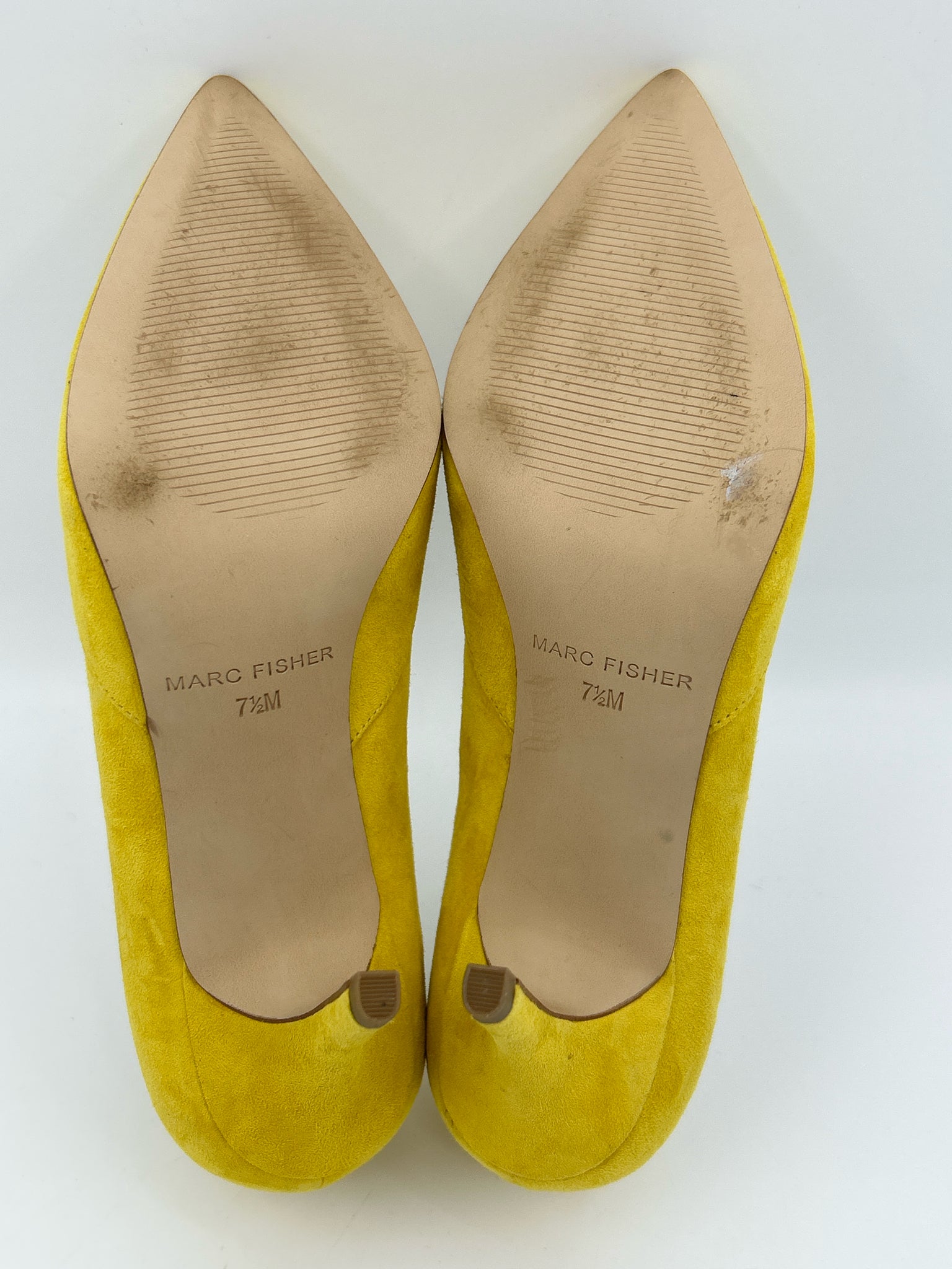 MARC FISHER Size 7.5M Yellow Women Pumps