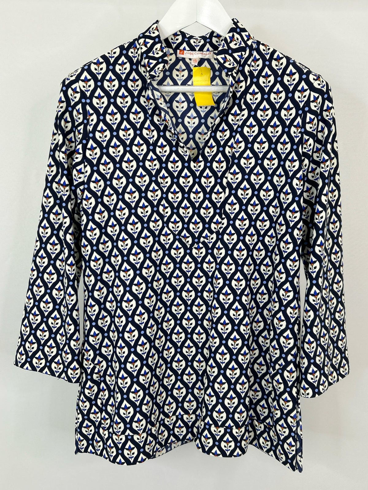 JUDE CONNALLY Size S Blue Print Women Tunic