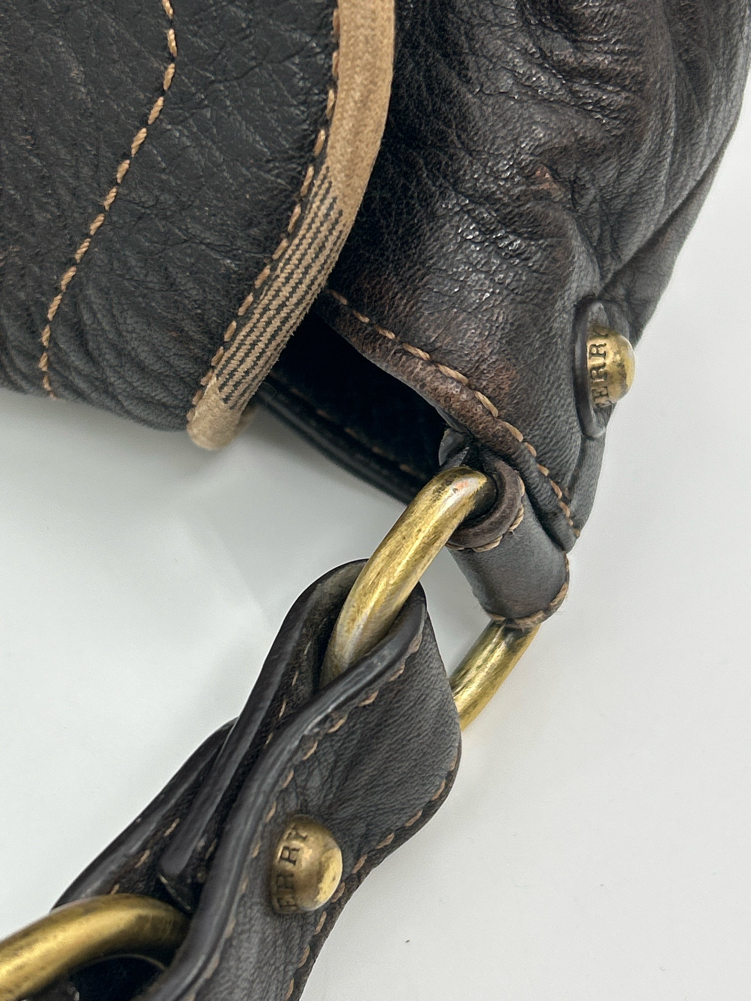 BURBERRY DARK BROWN Women Purse