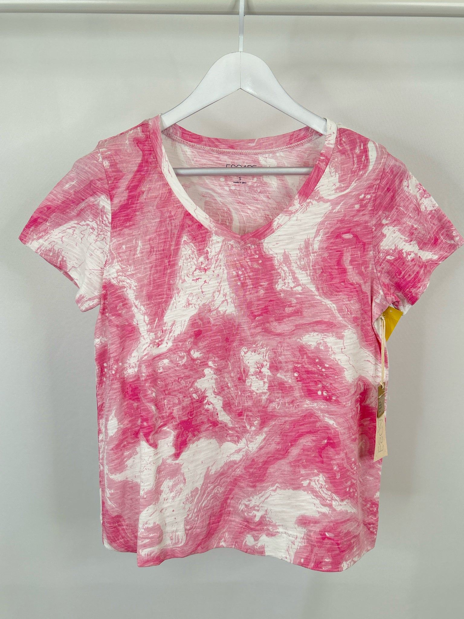 Escape by Habitat Clothes Size S Pink Print Women T-shirt