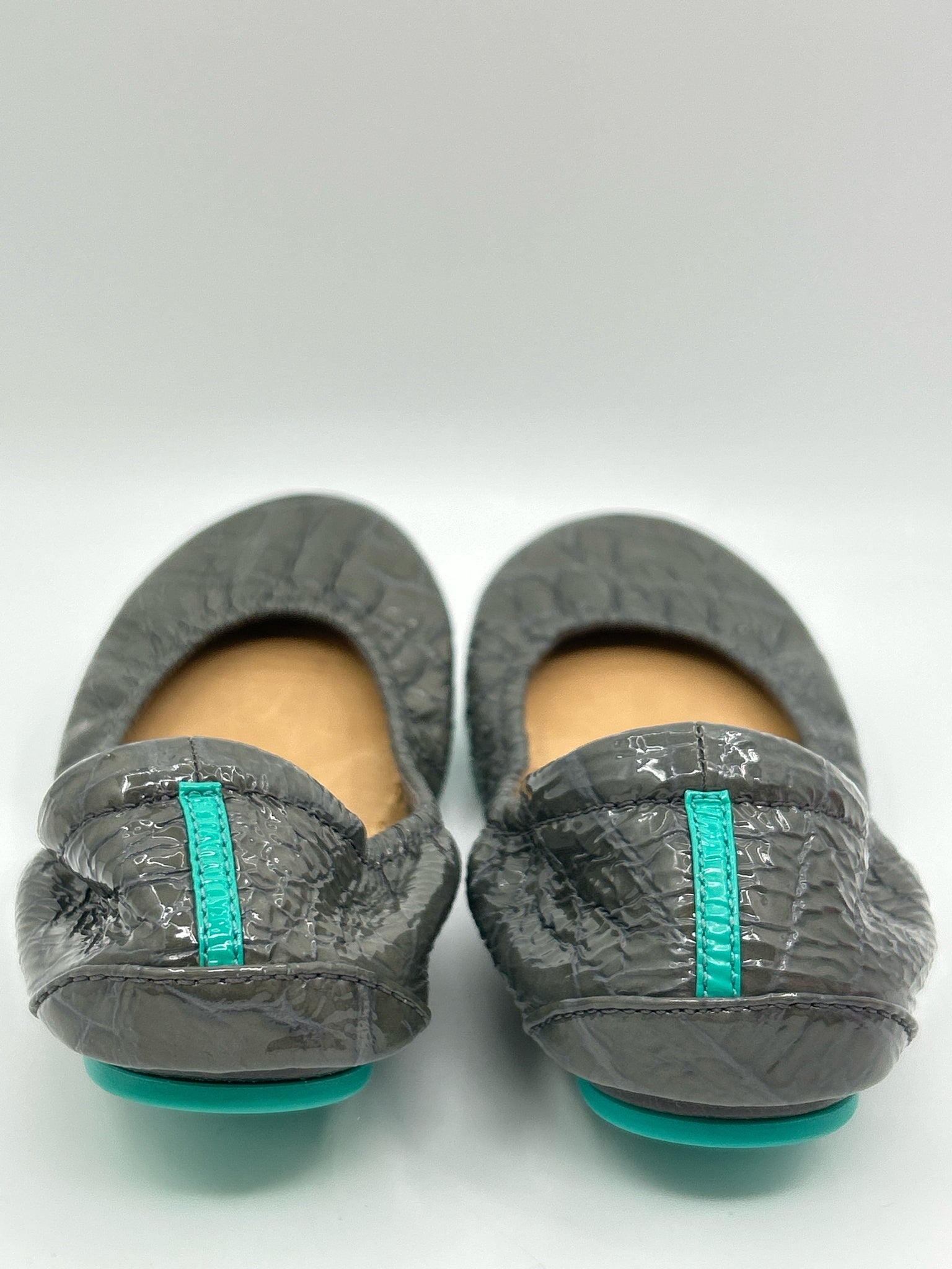 TIEKS Size 7 Gray Women Flats